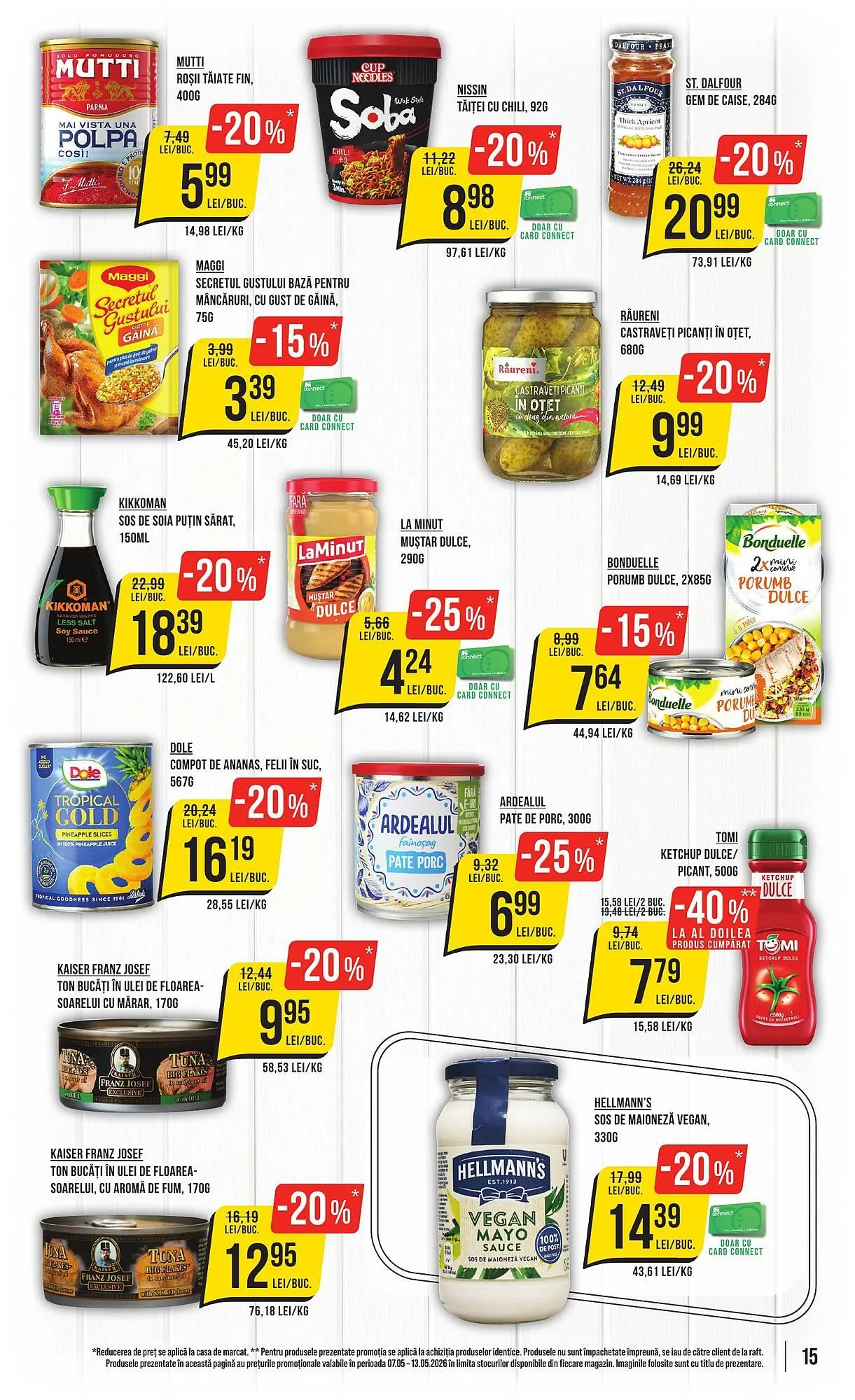 Catalog Catalog Mega Image de la 7 mai până la 13 mai 2026 - Revista Pagina 15