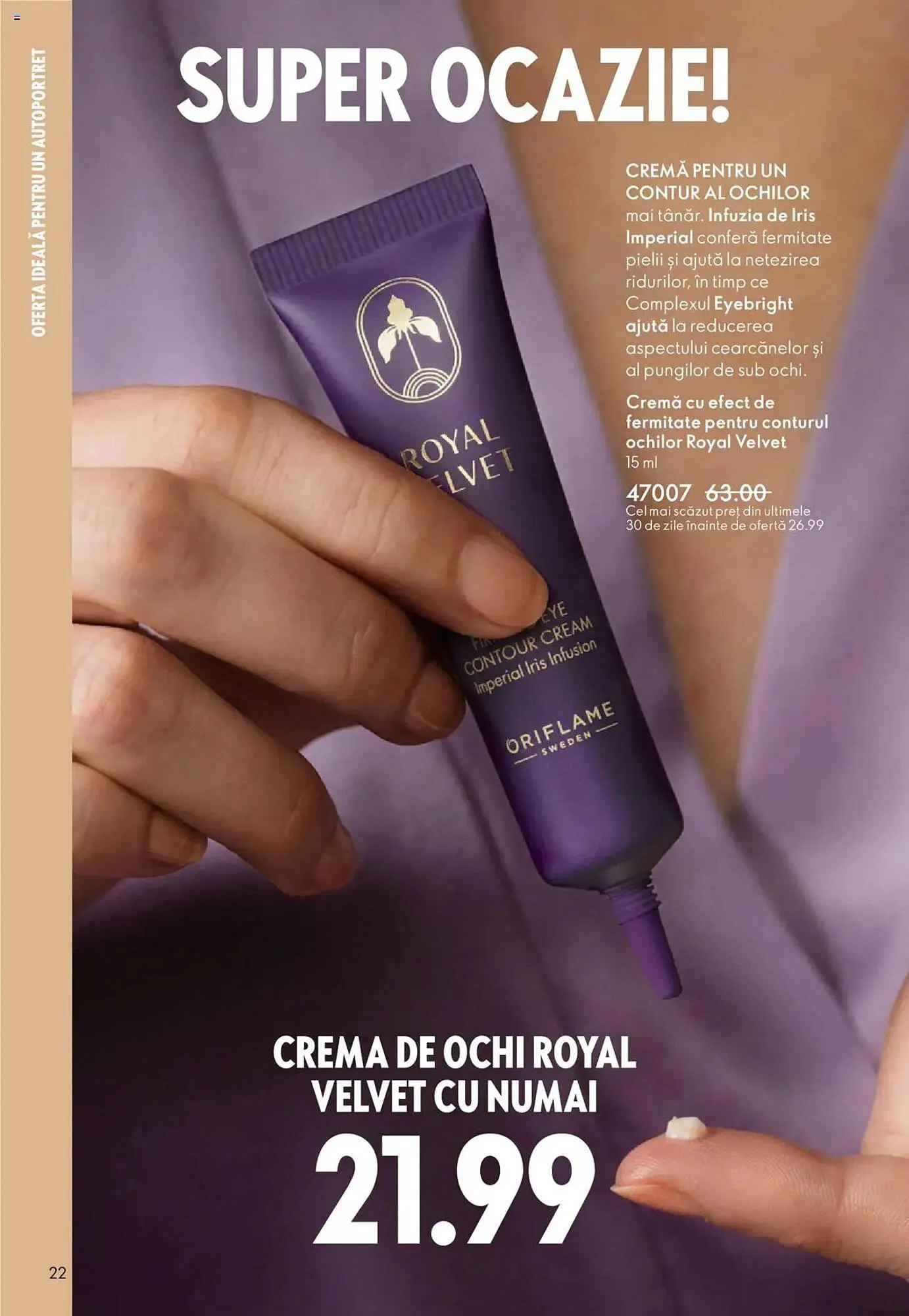 Catalog Catalog Oriflame de la 22 octombrie până la 11 noiembrie 2025 - Revista Pagina 22