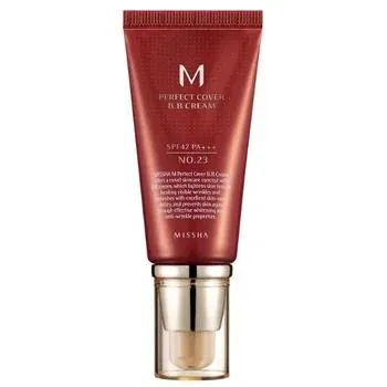 BB Cream M Perfect Cover SPF42/PA+++ Nuanta 23/Bej natural, 50ml, Missha