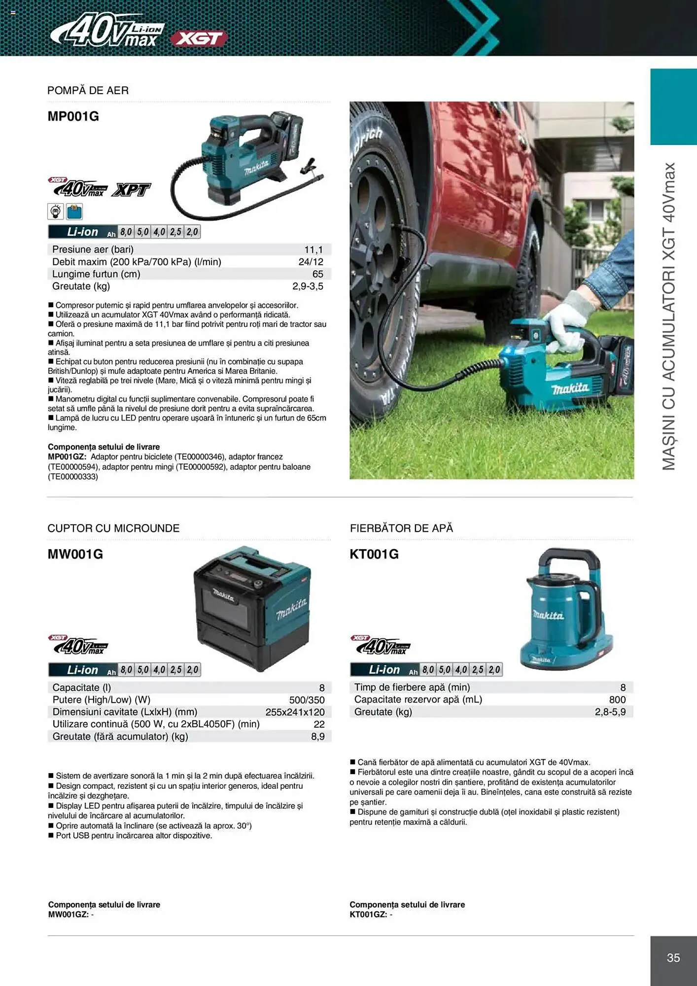 Catalog Catalog Makita de la 8 ianuarie până la 31 decembrie 2025 - Revista Pagina 35