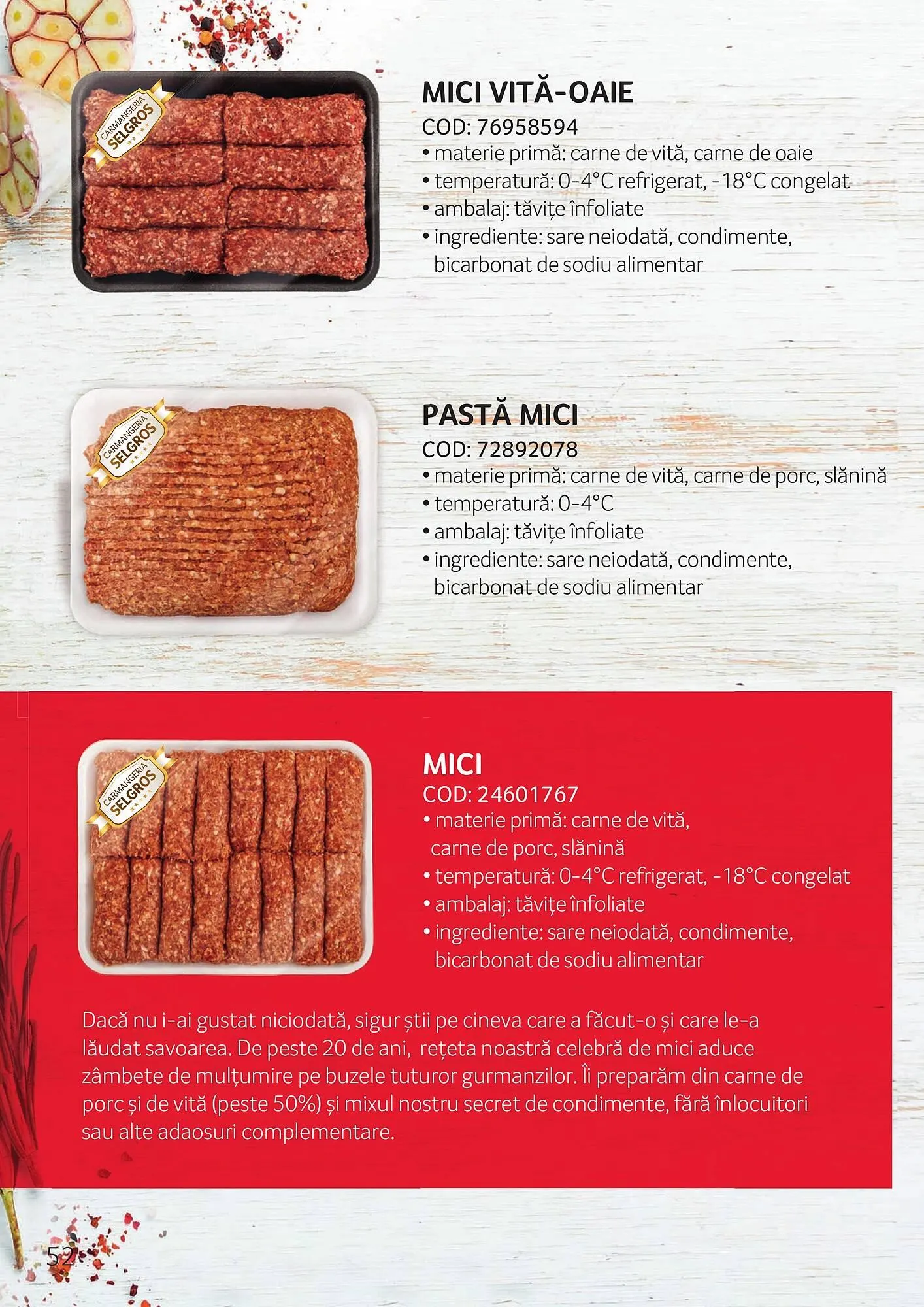 Catalog Catalog Selgros de la 3 octombrie până la 30 noiembrie 2025 - Revista Pagina 52