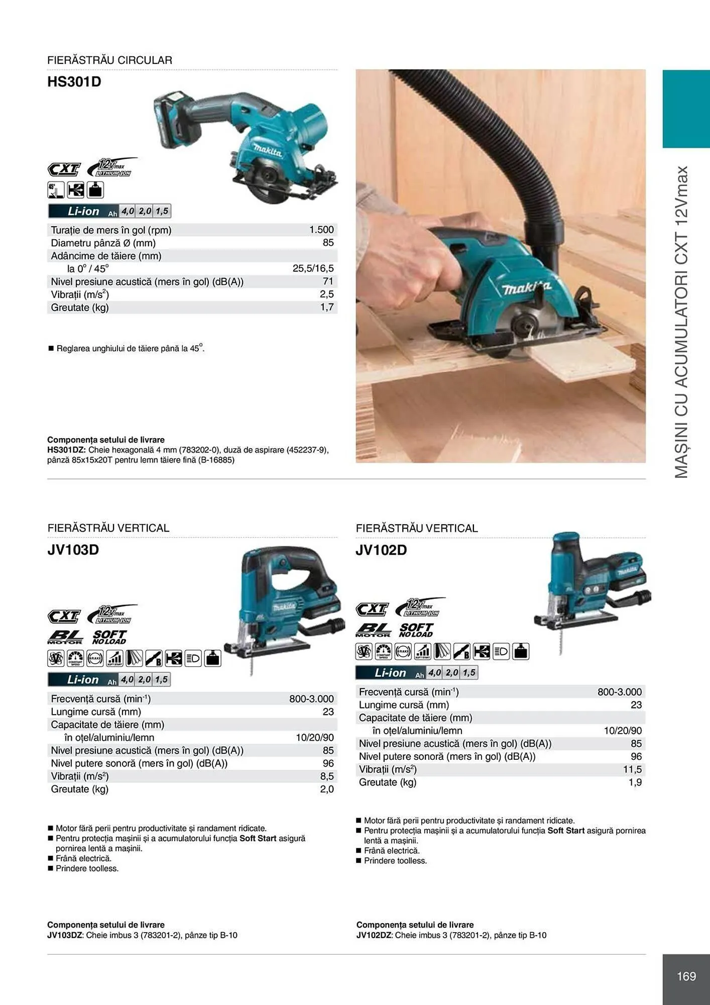 Catalog Catalog Makita de la 28 aprilie până la 31 decembrie 2026 - Revista Pagina 169
