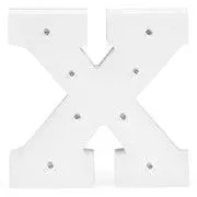 LITERA "X" Decor luminos din lemn pentru copii