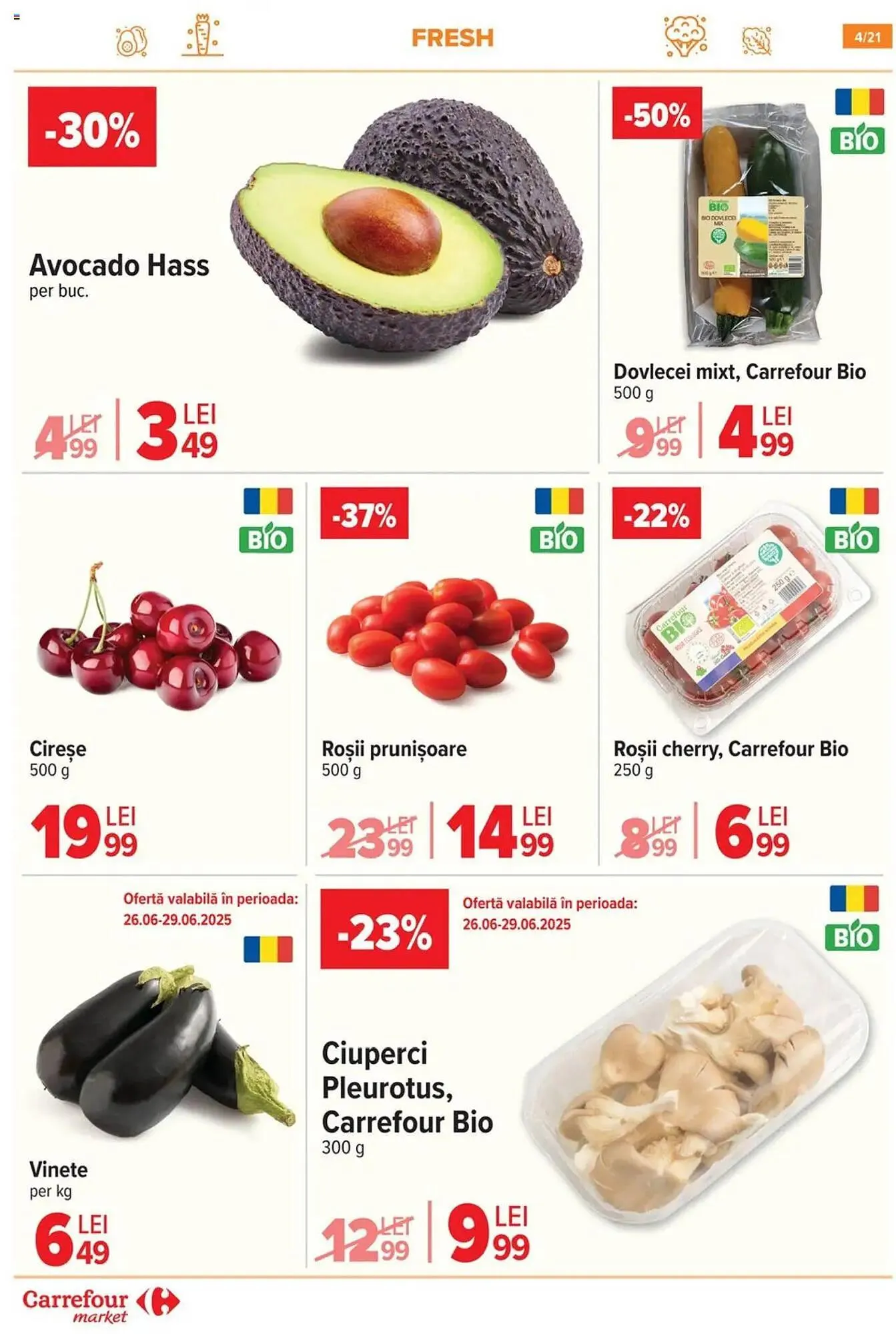 Catalog Catalog Carrefour Market de la 25 iunie până la 1 iulie 2025 - Revista Pagina 4