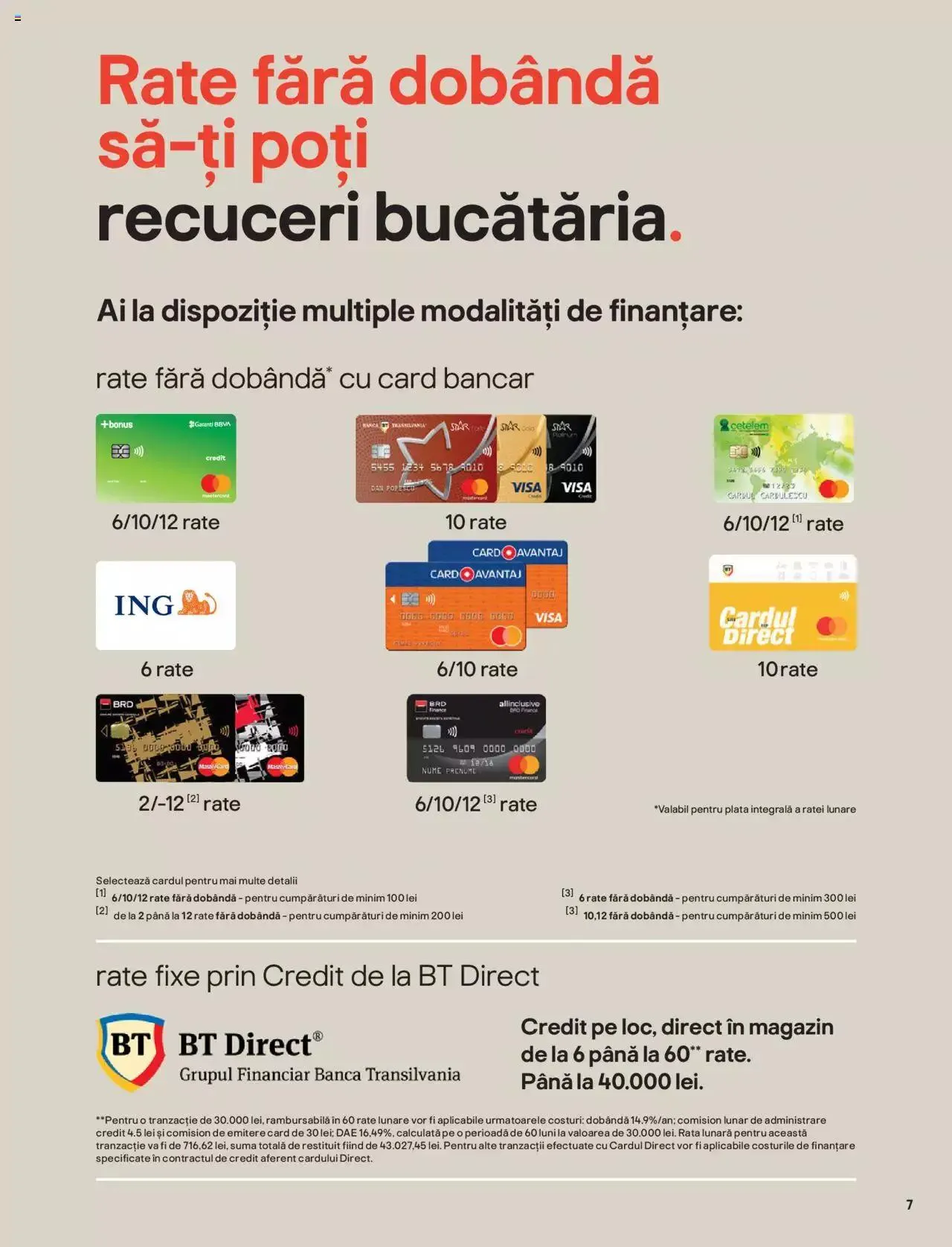 Catalog Brico Depot catalog - Bucătării modulare de la 1 ianuarie până la 31 decembrie 2023 - Revista Pagina 7