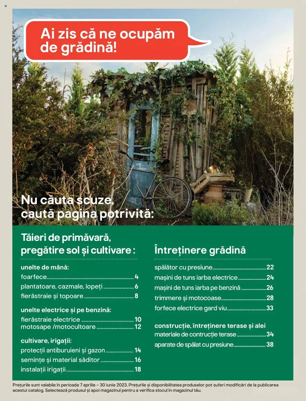 Catalog Brico Depot catalog - Grădină de la 7 aprilie până la 30 septembrie 2023 - Revista Pagina 2