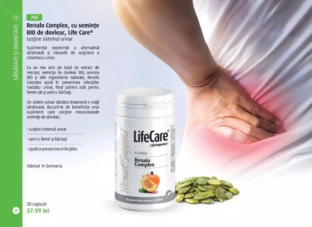 Catalog Catalog Life Care primavara-vara 2023 de la 1 martie până la 31 decembrie 2023 - Revista Pagina 50