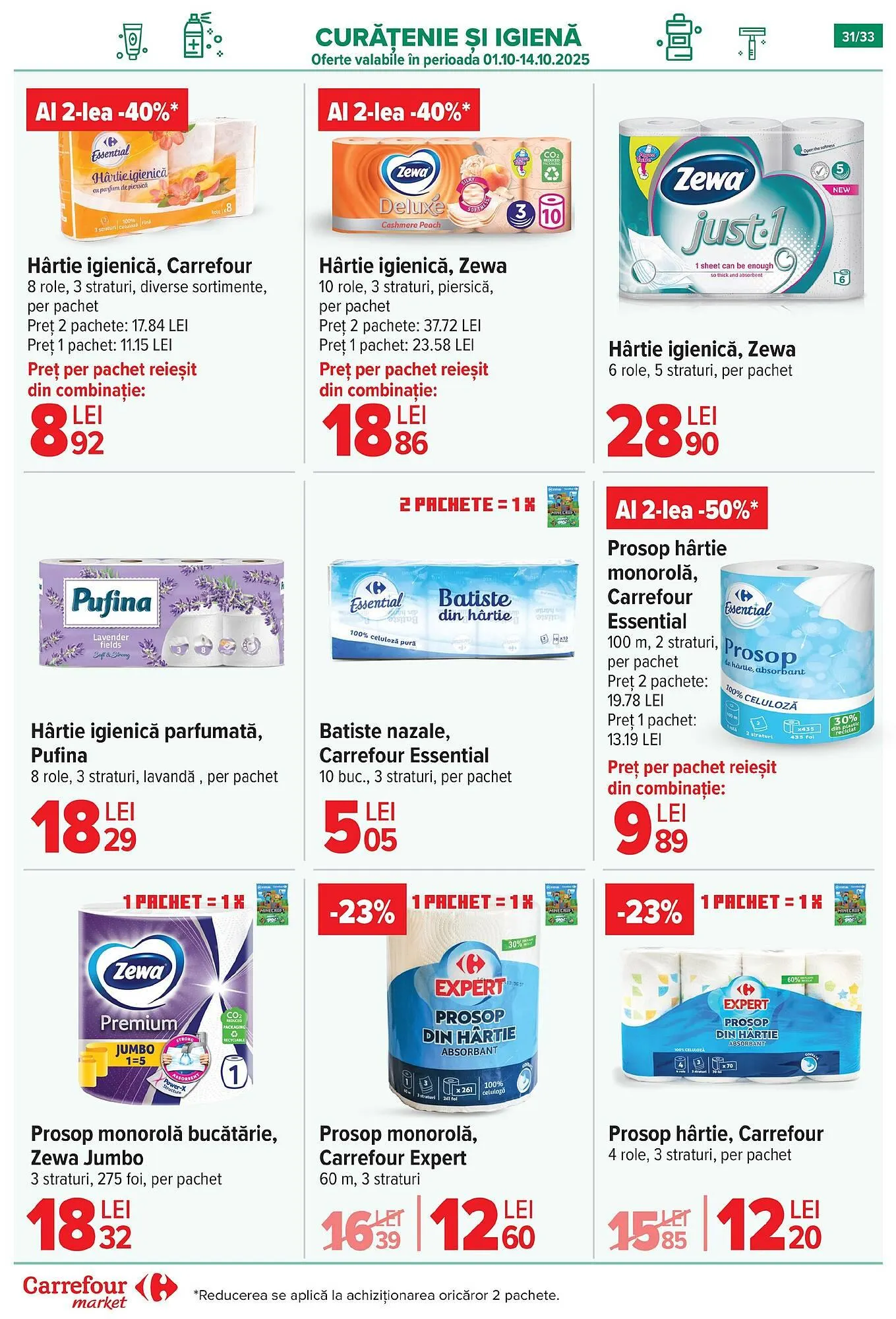 Catalog Catalog Carrefour Market de la 1 octombrie până la 14 octombrie 2025 - Revista Pagina 32