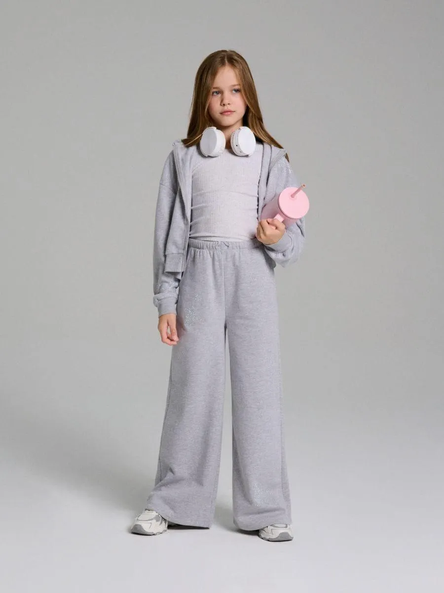 Pantaloni de trening cu crac larg