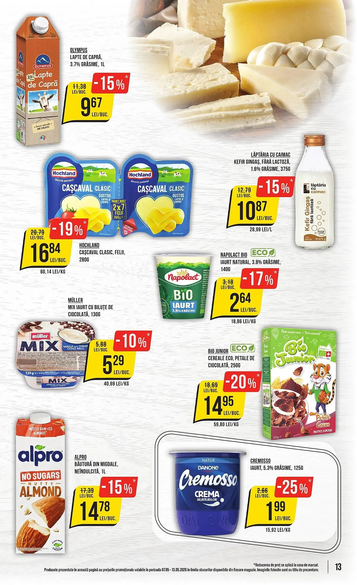 Catalog Catalog Mega Image de la 7 mai până la 13 mai 2026 - Revista Pagina 13