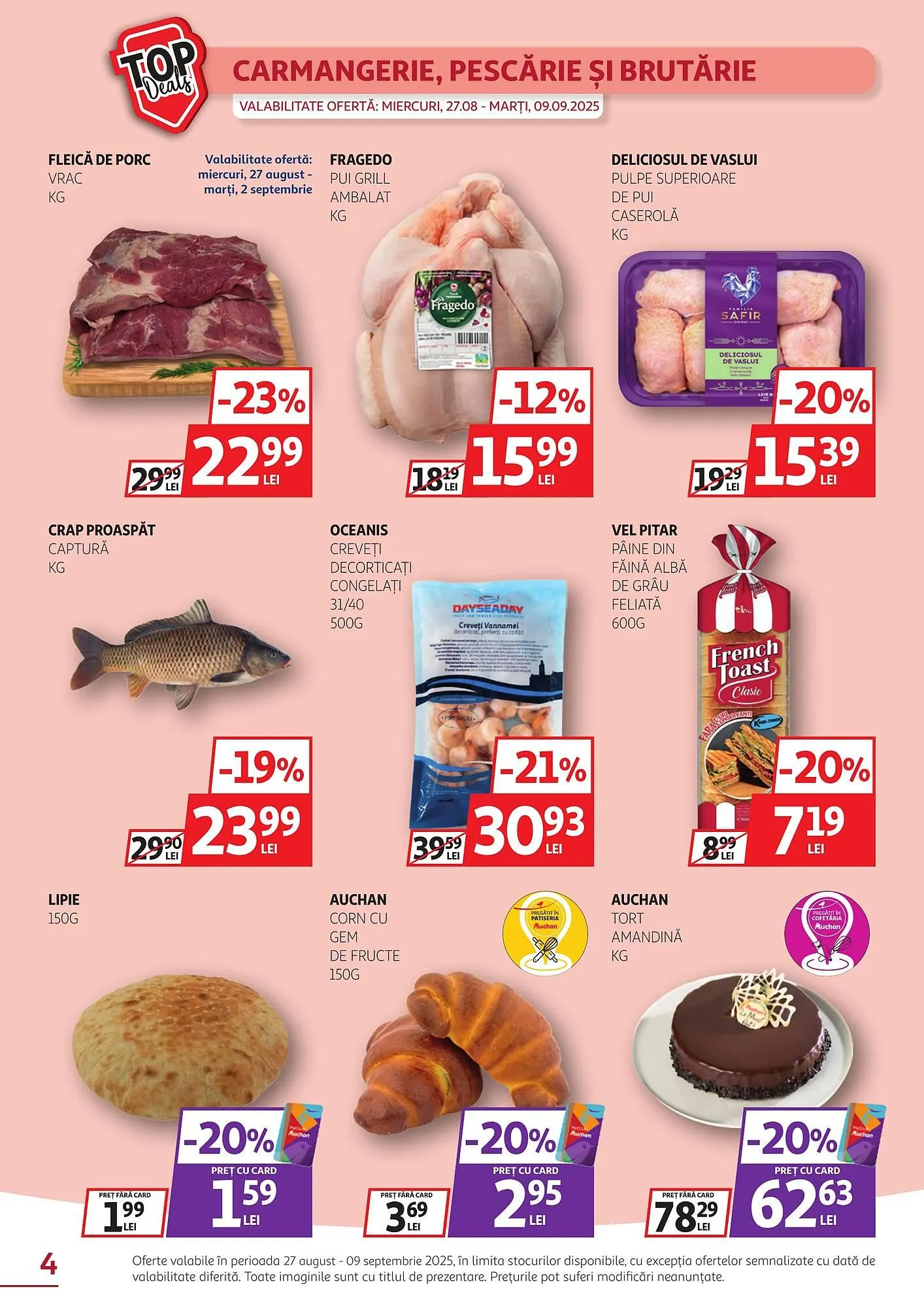 Catalog Catalog Auchan de la 27 august până la 9 septembrie 2025 - Revista Pagina 4