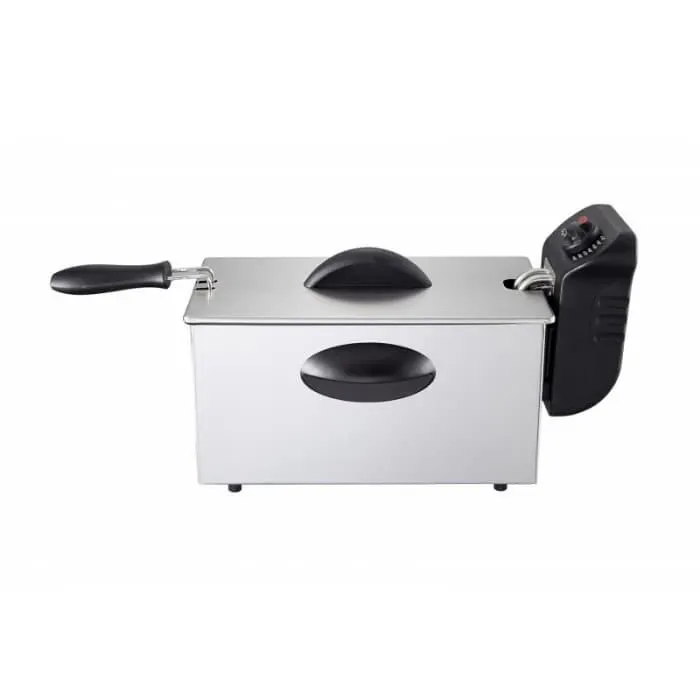 Friteuza cu ulei Zilan ZLN-1819, 2180 W, 3 litri, Termostat reglabil, Inox