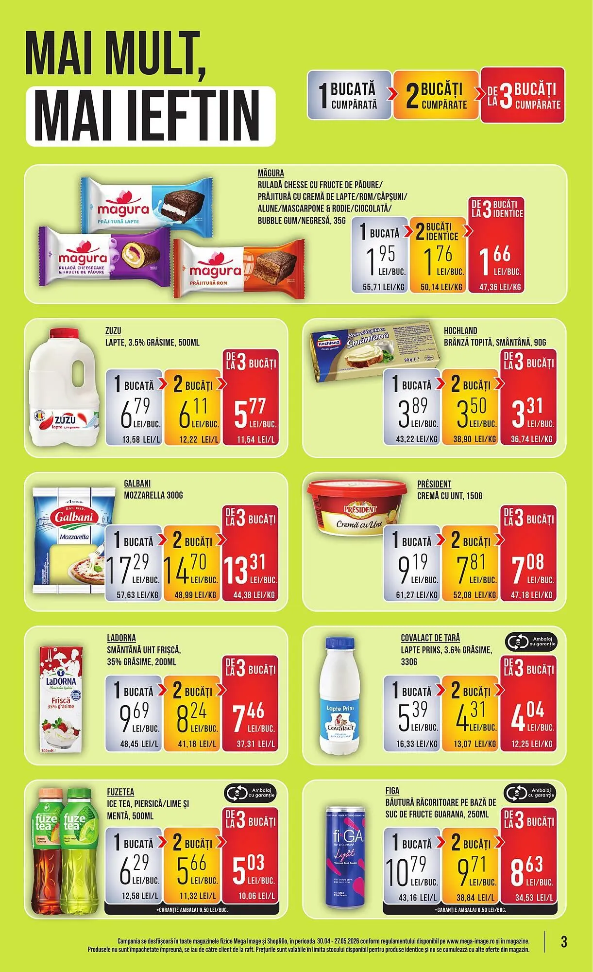 Catalog Catalog Mega Image de la 14 mai până la 20 mai 2026 - Revista Pagina 3