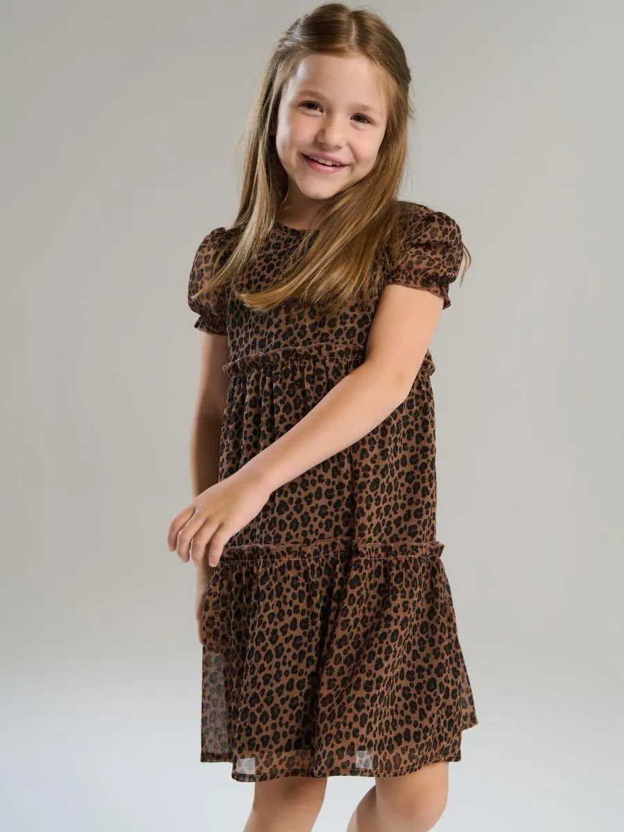 Rochie lejeră cu imprimeu animalier