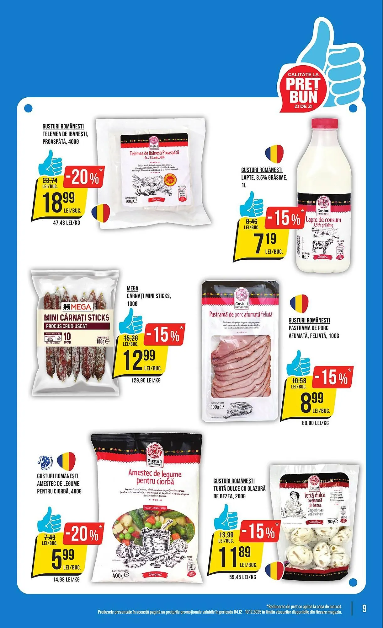 Catalog Catalog Mega Image de la 4 decembrie până la 10 decembrie 2025 - Revista Pagina 9