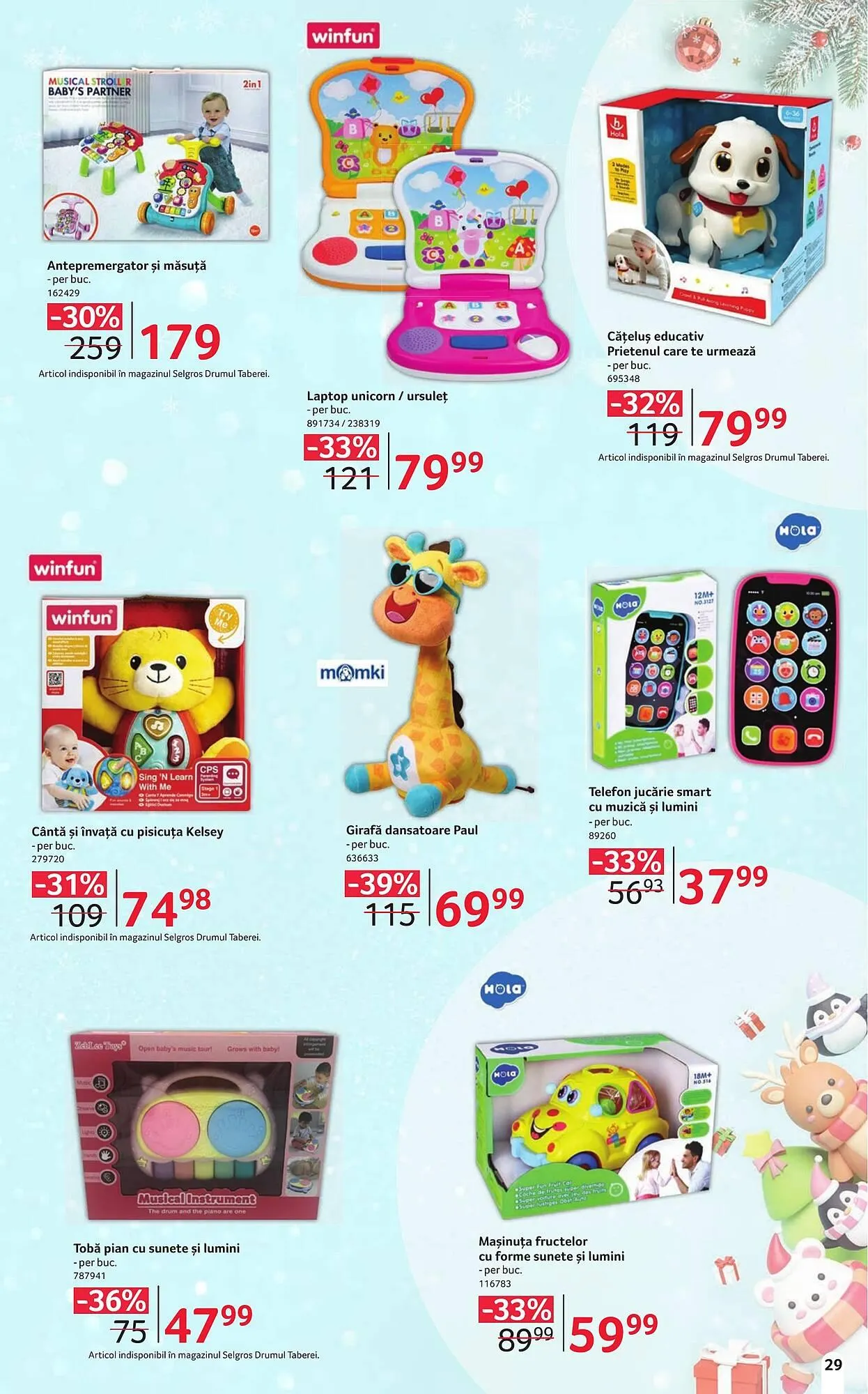 Catalog Catalog Selgros de la 6 decembrie până la 24 decembrie 2025 - Revista Pagina 29