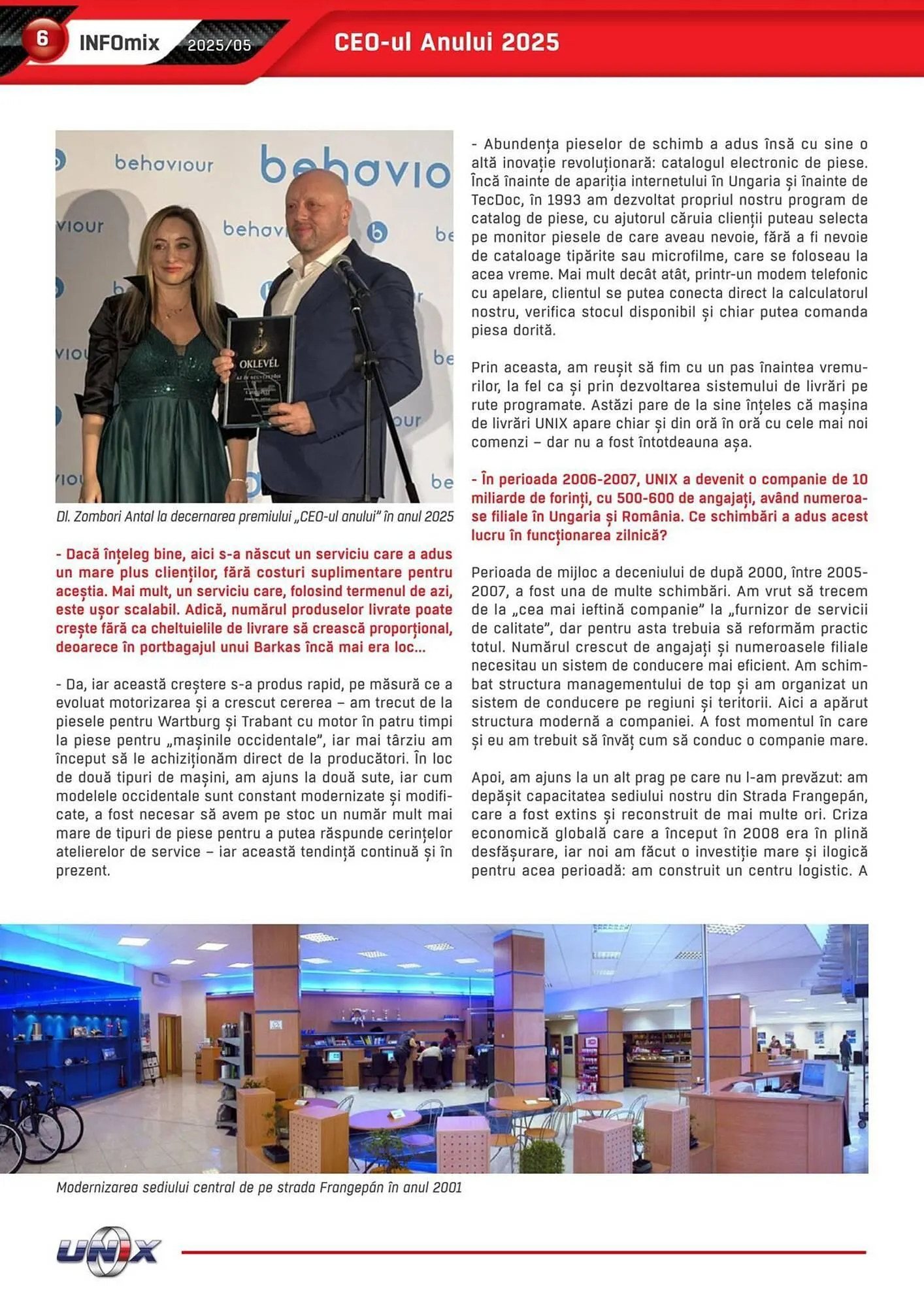 Catalog Catalog UNIX Auto de la 1 mai până la 31 mai 2025 - Revista Pagina 6