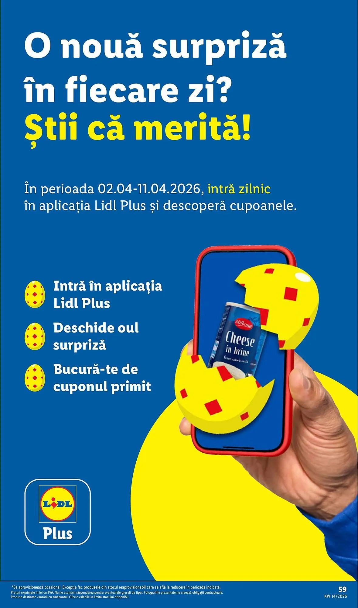 Catalog Catalog Lidl de la 30 martie până la 5 aprilie 2026 - Revista Pagina 59