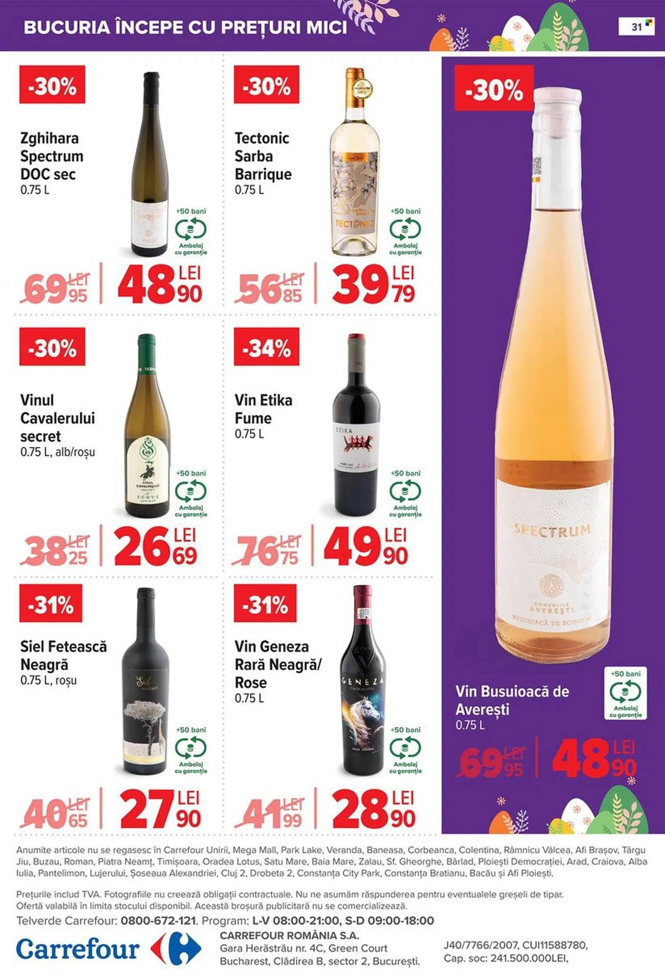 Catalog Catalog Carrefour de la 25 martie până la 14 aprilie 2026 - Revista Pagina 31