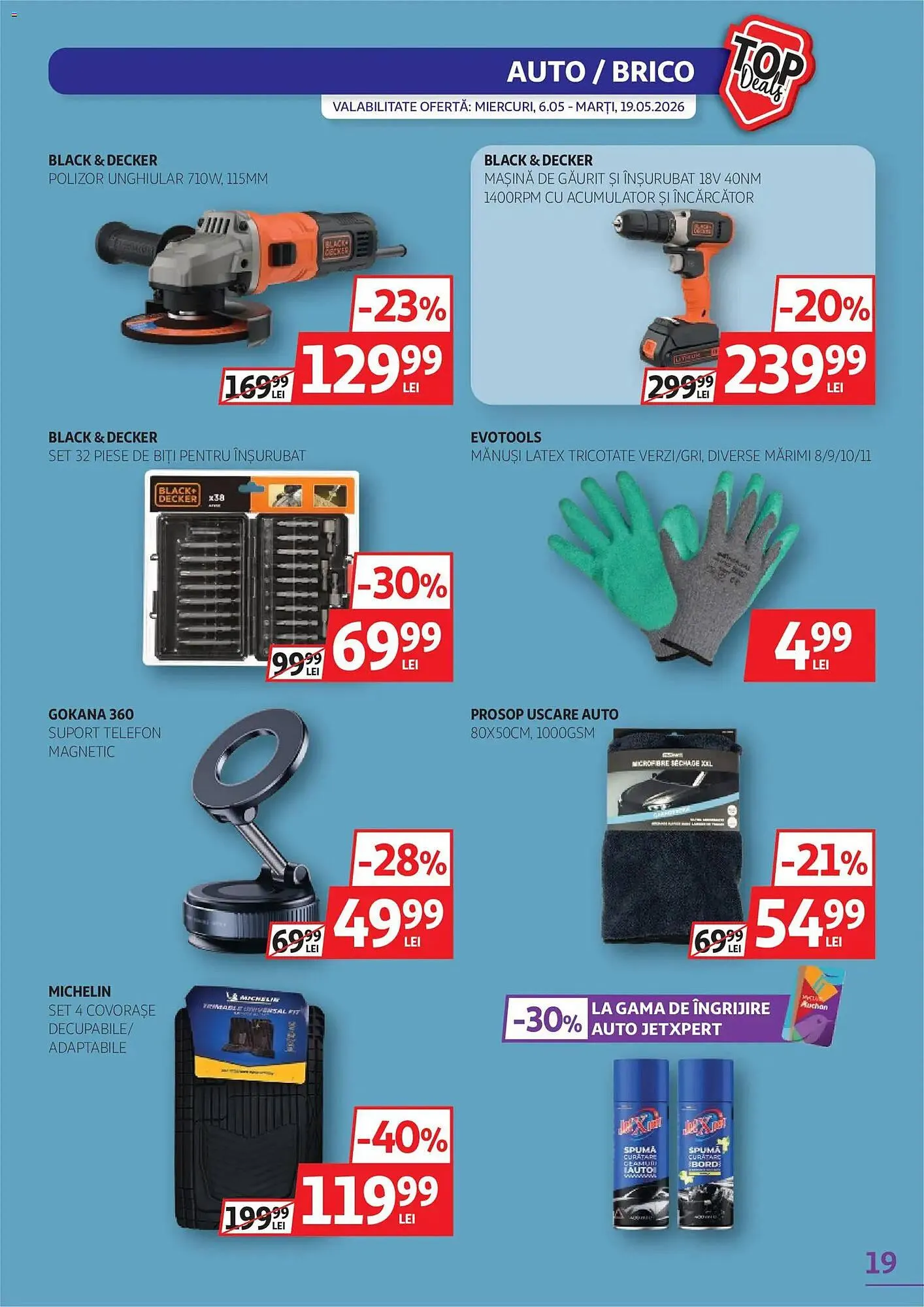 Catalog Catalog Auchan de la 6 mai până la 19 mai 2026 - Revista Pagina 19