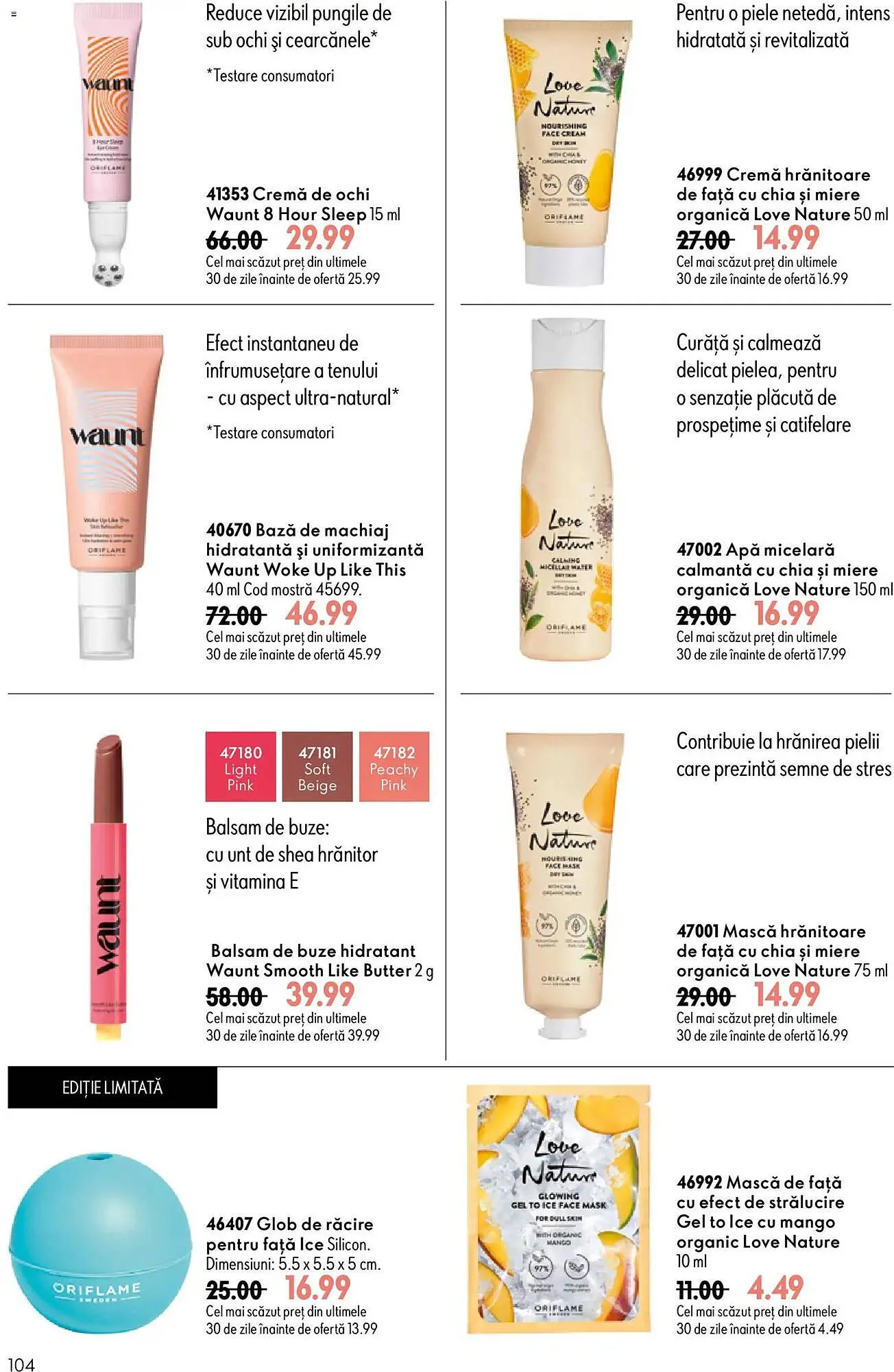 Catalog Catalog Oriflame de la 17 iunie până la 7 iulie 2026 - Revista Pagina 104