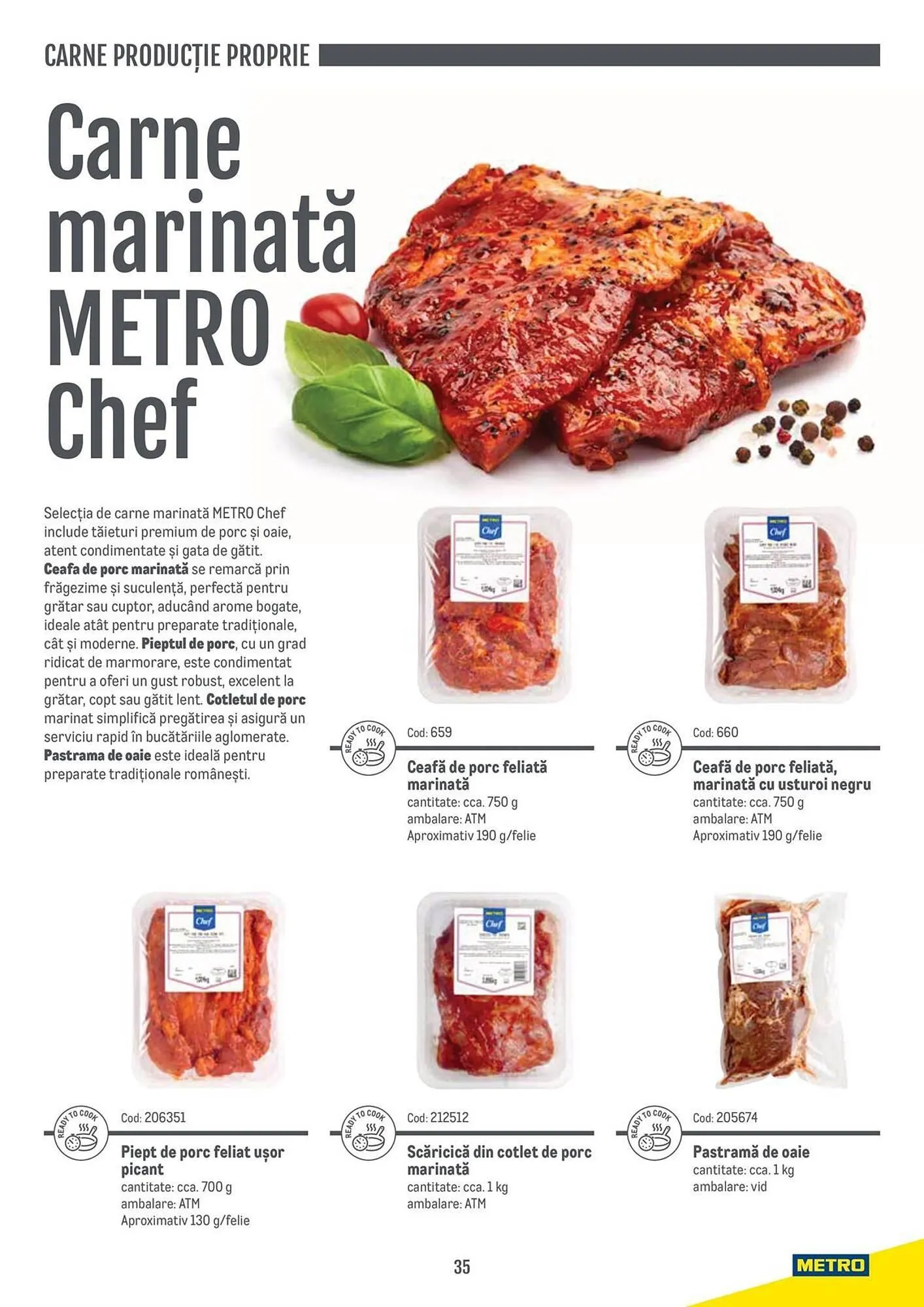 Catalog Catalog Metro de la 9 aprilie până la 31 decembrie 2025 - Revista Pagina 35