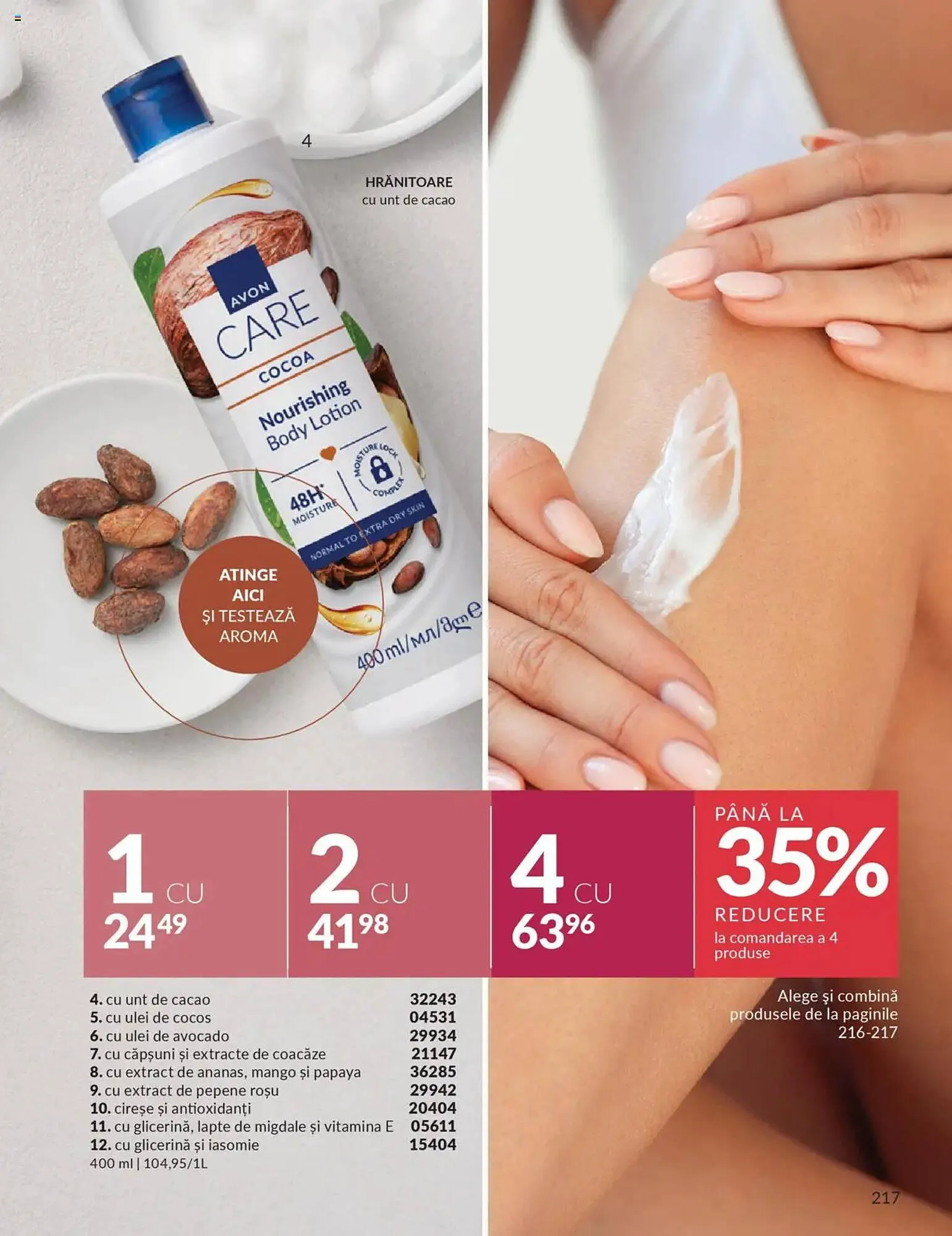 Catalog Catalog Avon de la 30 septembrie până la 31 octombrie 2025 - Revista Pagina 219