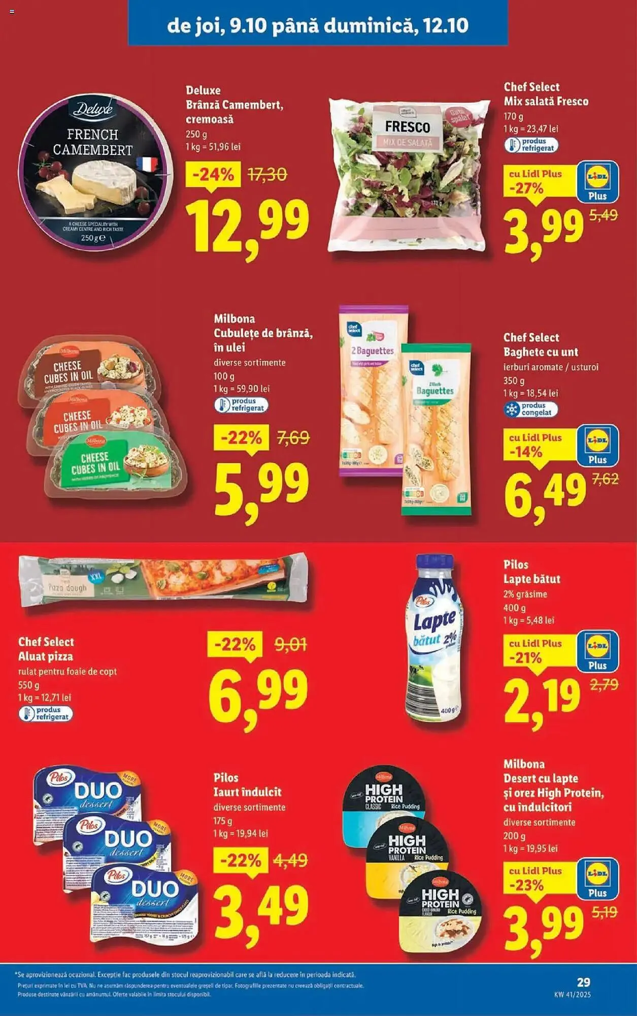 Catalog Catalog Lidl de la 5 octombrie până la 12 octombrie 2025 - Revista Pagina 29