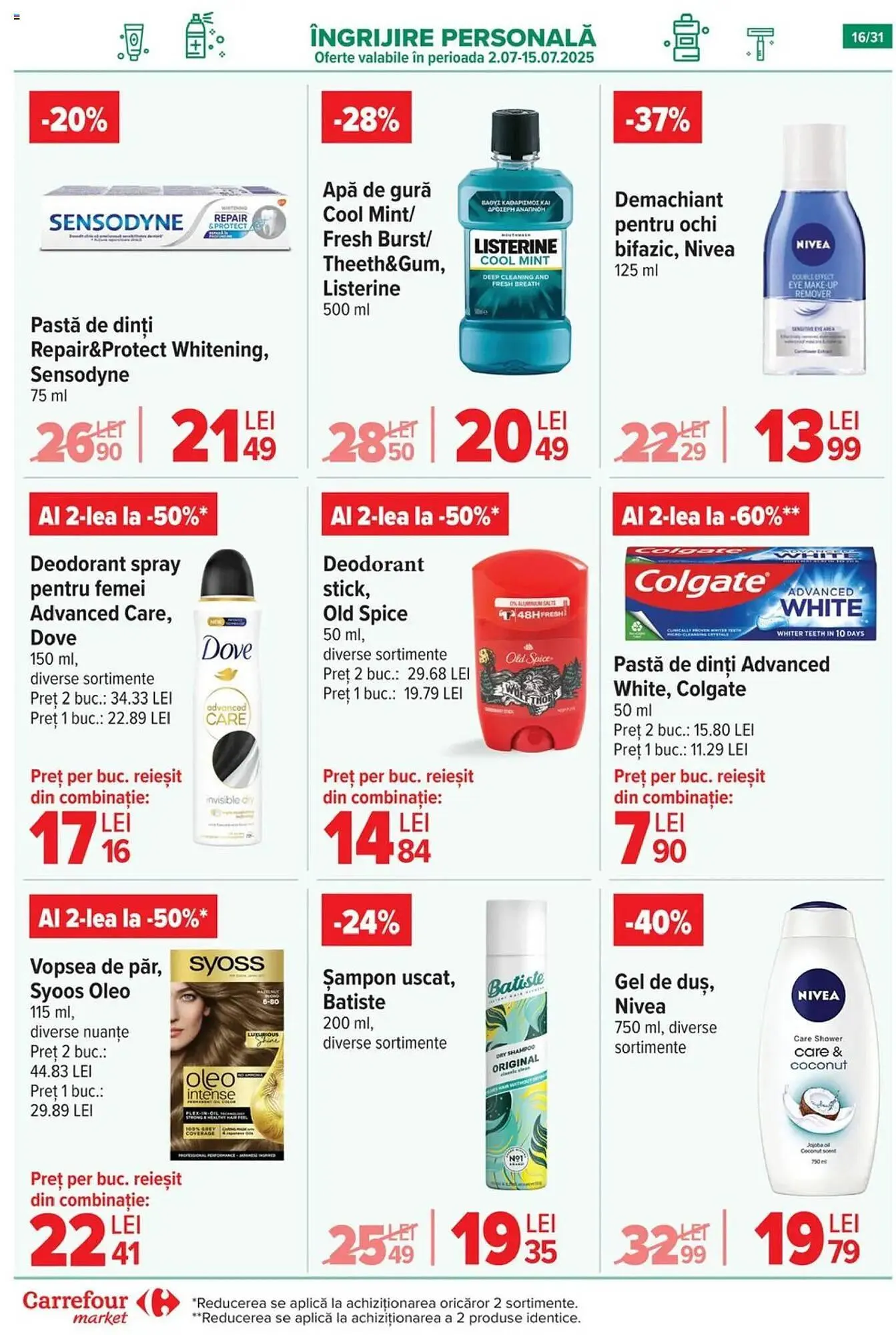 Catalog Catalog Carrefour Market de la 2 iulie până la 8 iulie 2025 - Revista Pagina 16