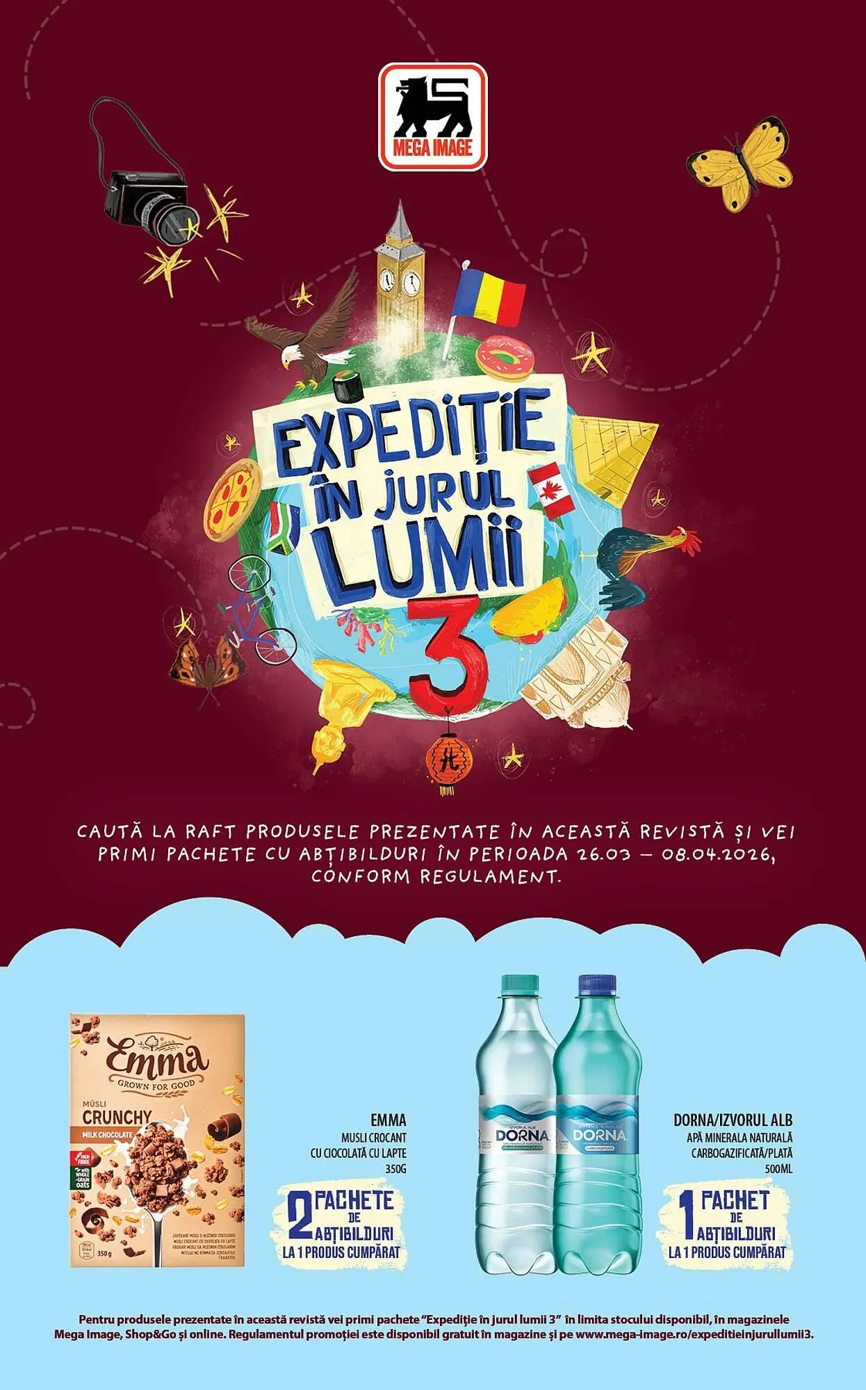 Catalog Catalog Mega Image de la 26 martie până la 8 aprilie 2026 - Revista Pagina 1