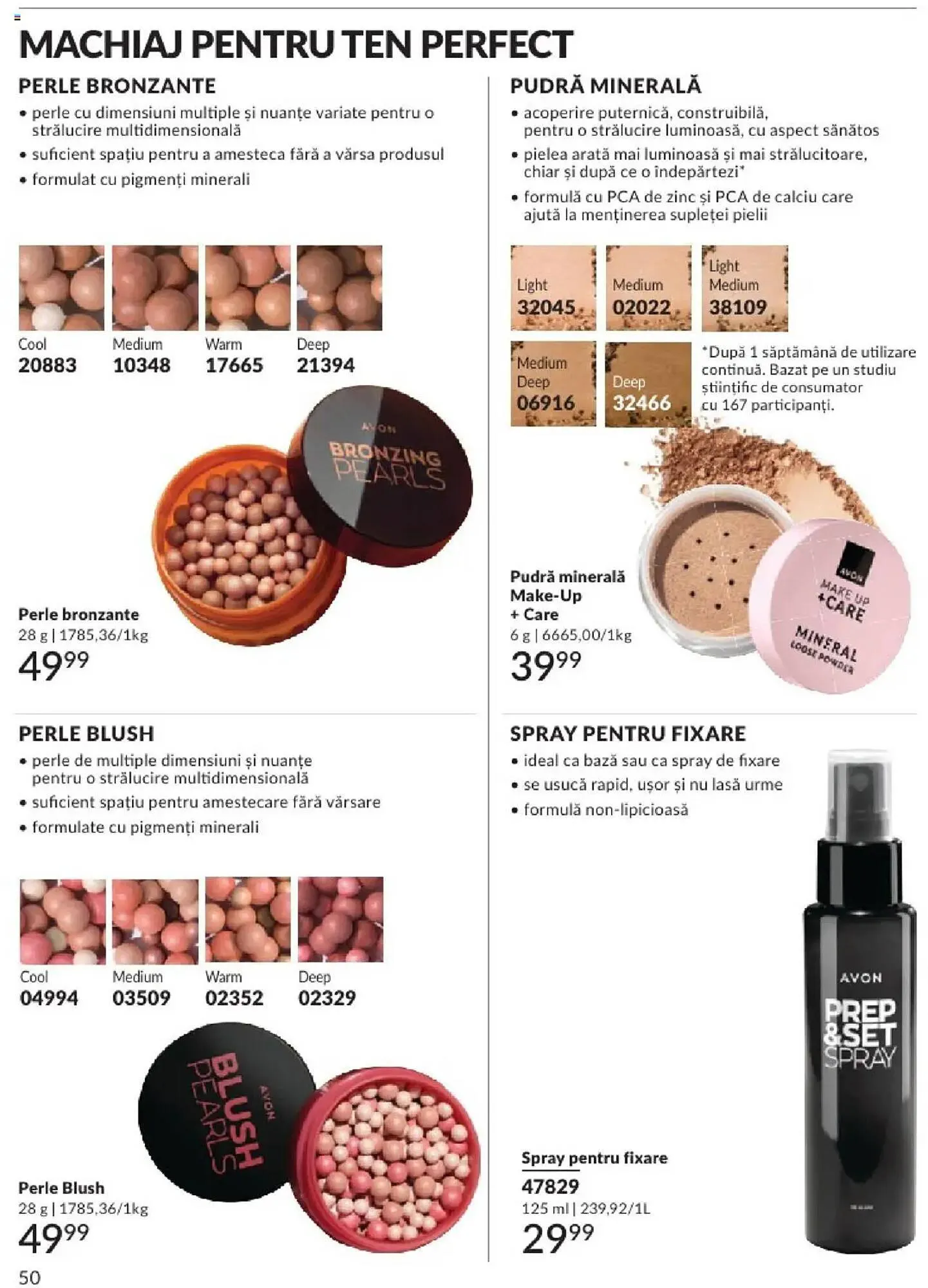 Catalog Catalog Avon de la 1 aprilie până la 30 aprilie 2025 - Revista Pagina 50