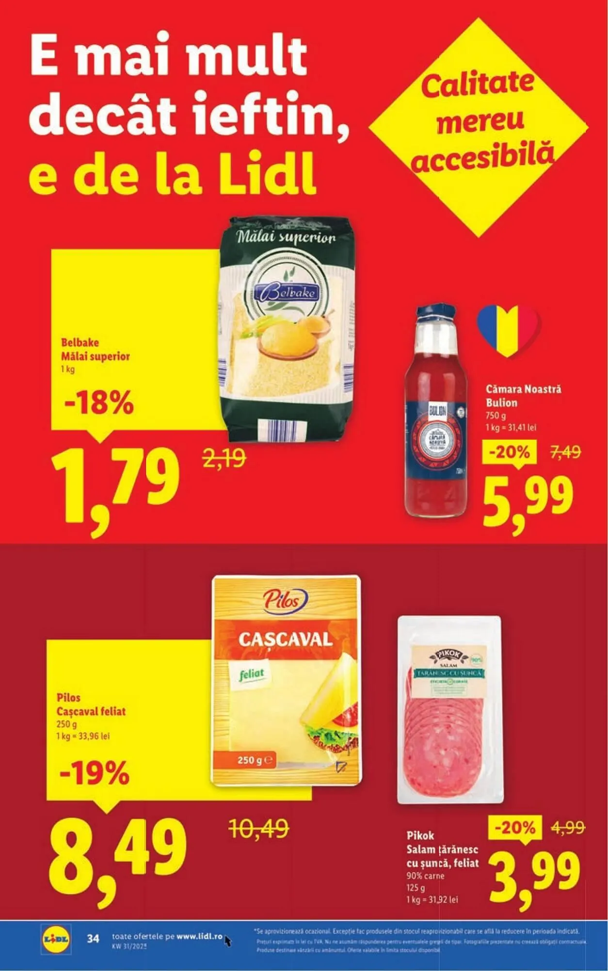 Catalog Catalog Lidl de la 28 iulie până la 3 august 2025 - Revista Pagina 34