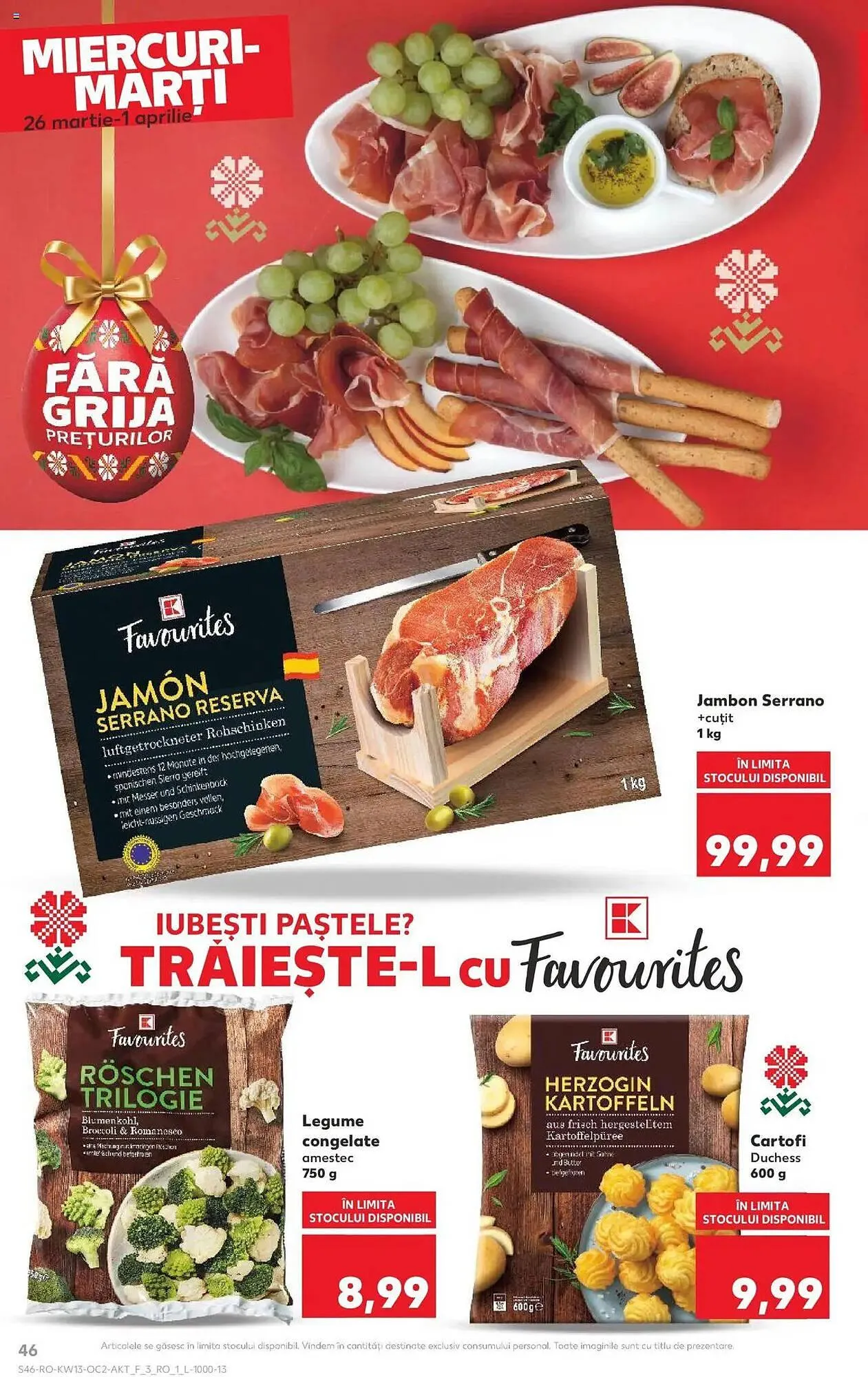 Catalog Catalog Kaufland de la 26 martie până la 1 aprilie 2025 - Revista Pagina 46
