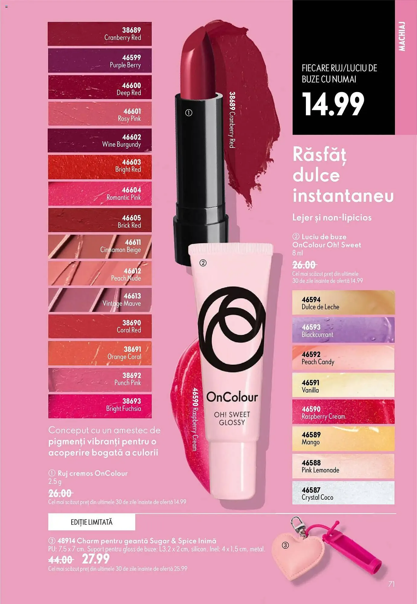 Catalog Catalog Oriflame de la 17 iunie până la 7 iulie 2026 - Revista Pagina 71