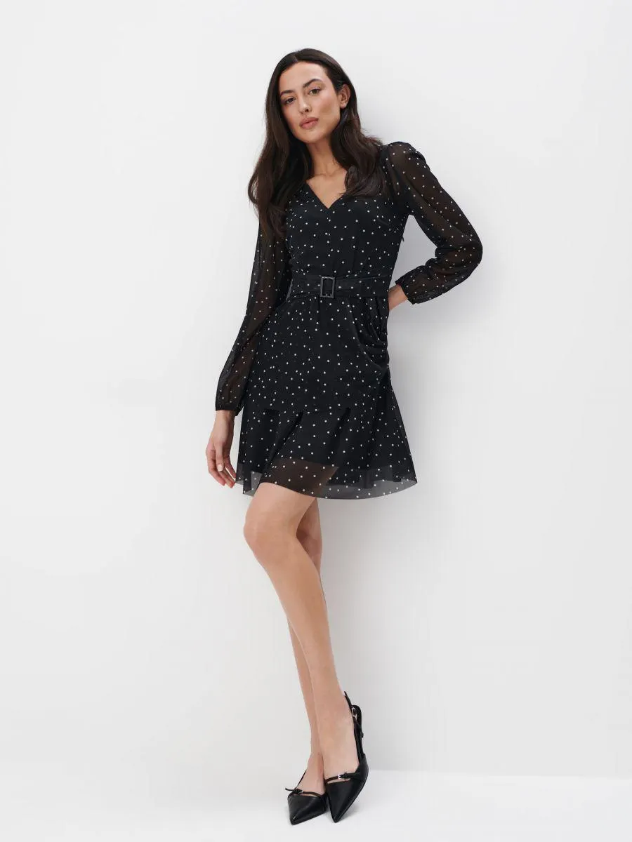Rochie mini cu puncte