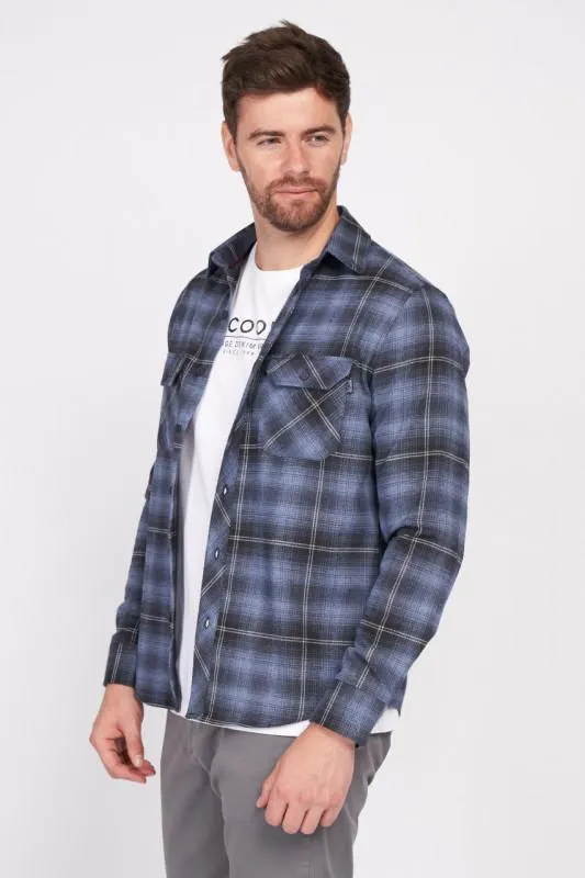 Lee Cooper - Camasa barbat regular cu model in carouri si buzunare