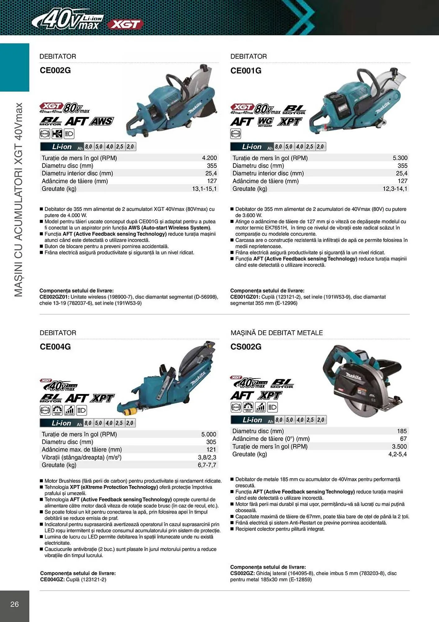 Catalog Catalog Makita de la 28 aprilie până la 31 decembrie 2026 - Revista Pagina 26