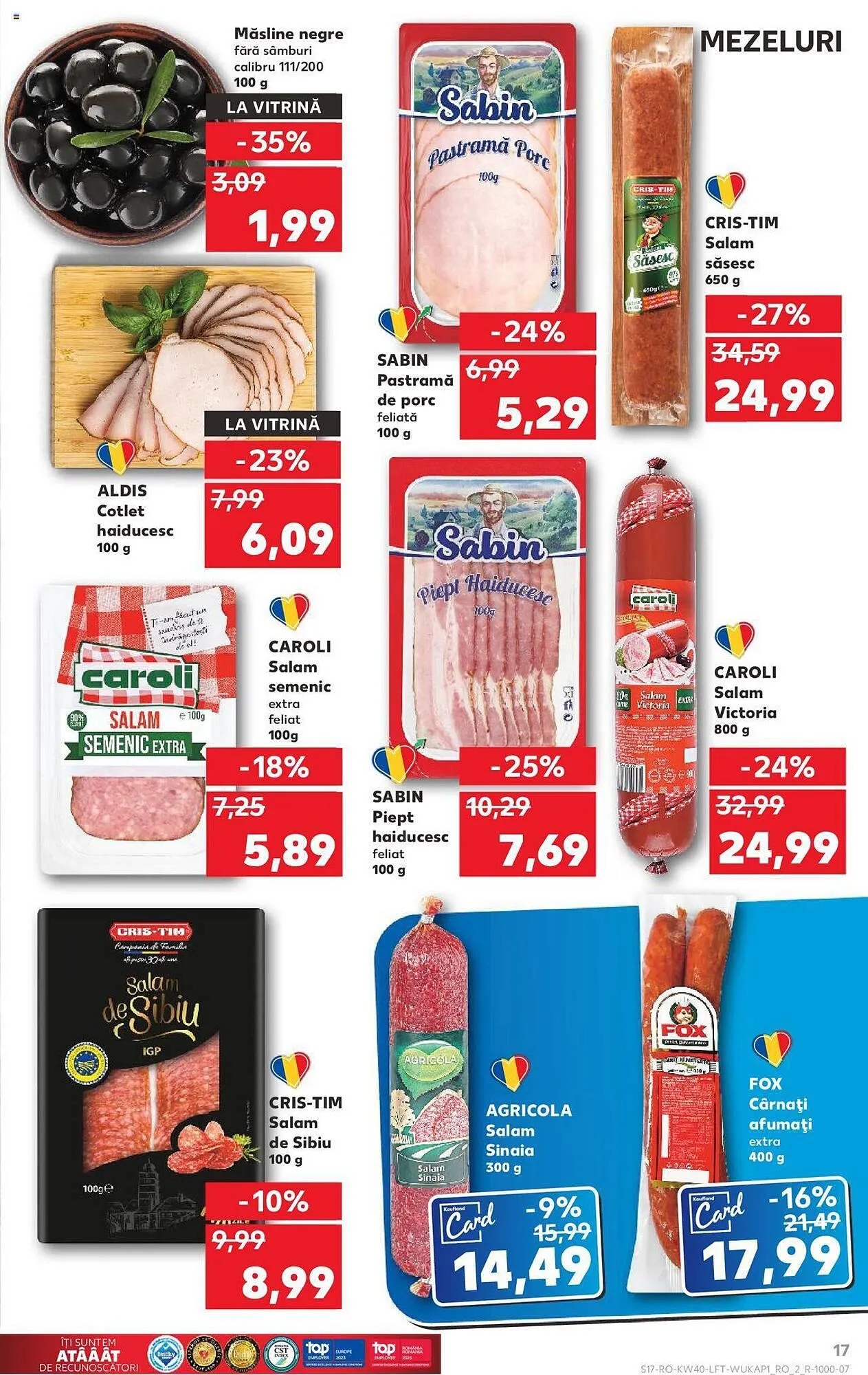 Catalog Kaufland catalog de la 4 octombrie până la 10 octombrie 2023 - Revista Pagina 17