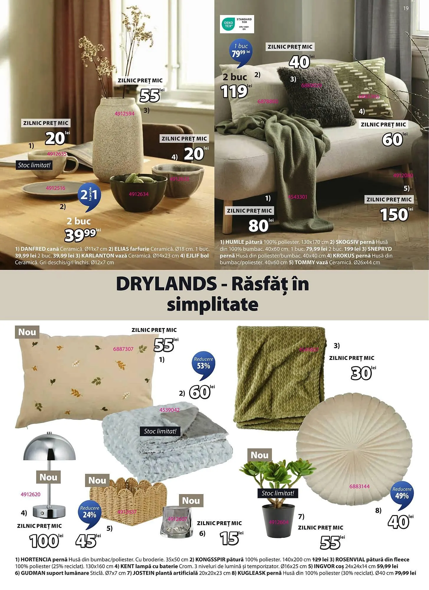 Catalog Catalog JYSK de la 26 septembrie până la 25 octombrie 2025 - Revista Pagina 19