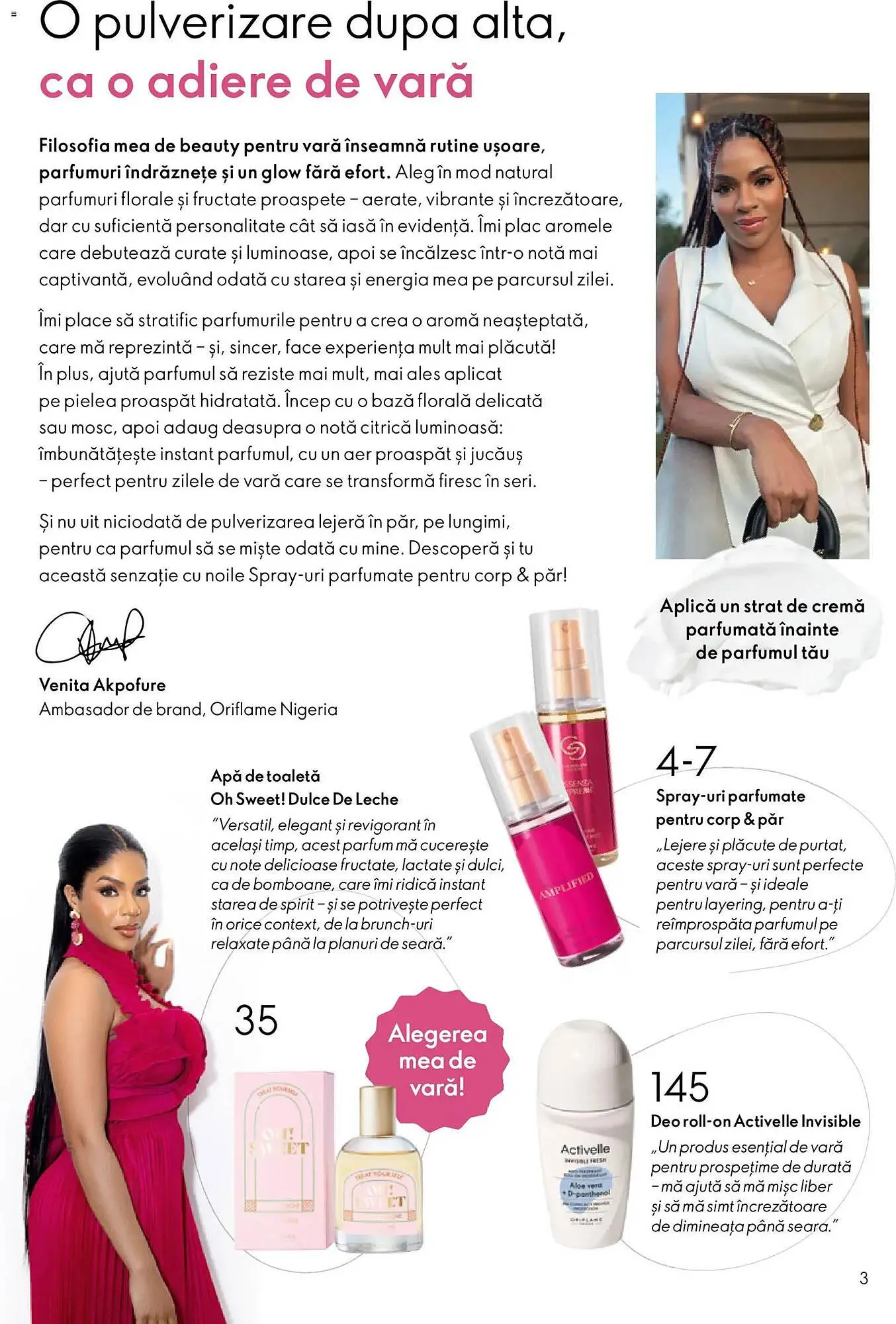 Catalog Catalog Oriflame de la 17 iunie până la 7 iulie 2026 - Revista Pagina 3