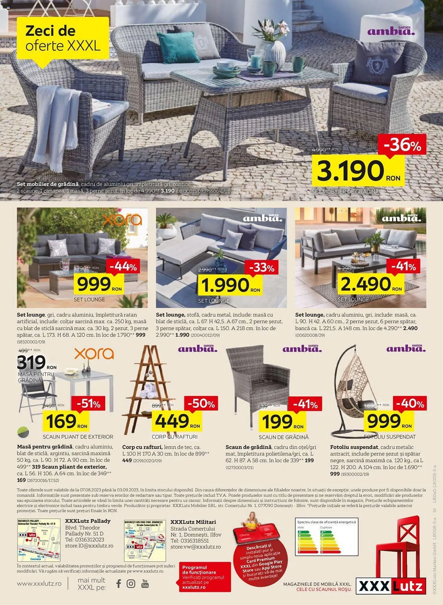 Catalog XXXLutz catalog de la 1 august până la 31 august 2023 - Revista Pagina 16