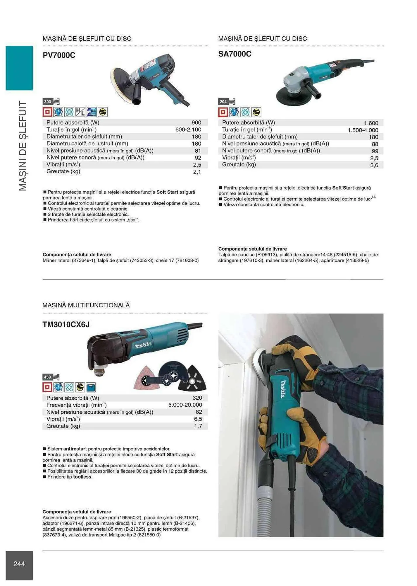 Catalog Makita catalog de la 1 ianuarie până la 31 decembrie 2023 - Revista Pagina 244
