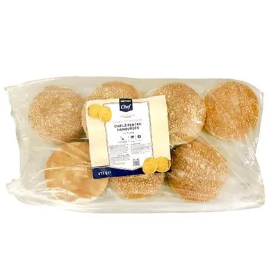 METRO Chef CHIFLE Chifla Hamburger cu Susan 6 x 84 g ❄