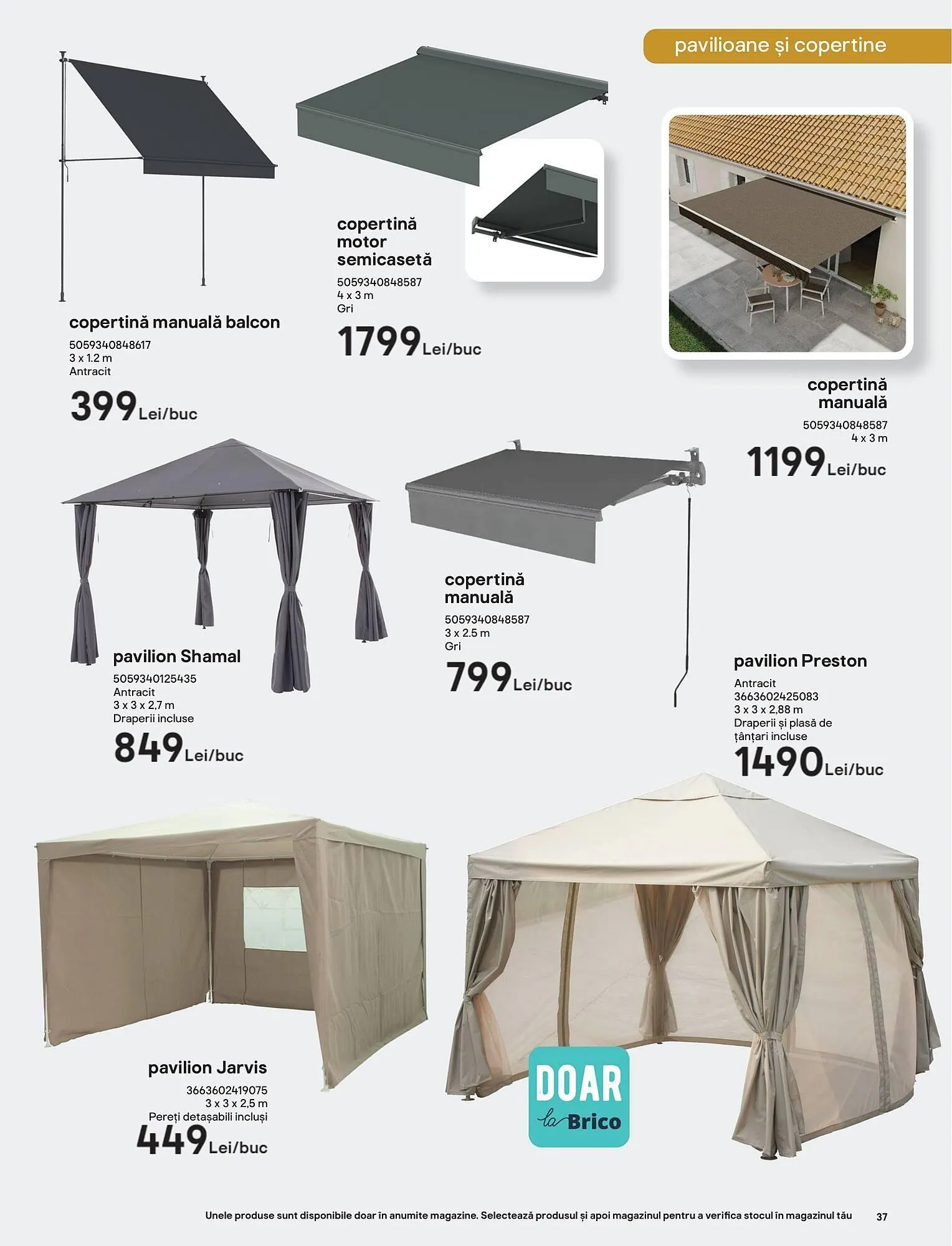 Catalog Catalog Brico Depôt de la 9 mai până la 22 aprilie 2025 - Revista Pagina 37