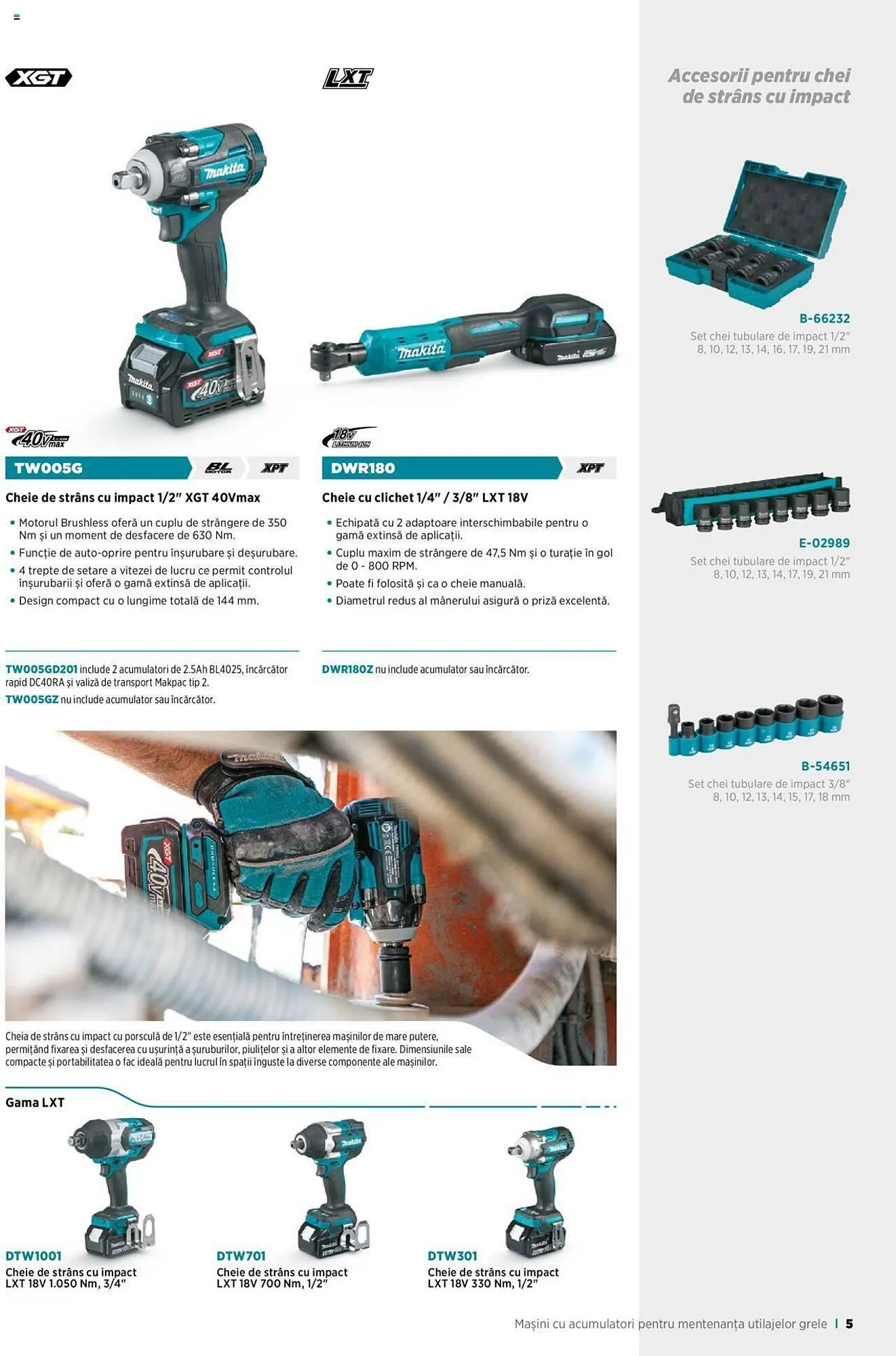 Catalog Makita catalog de la 1 septembrie până la 12 septembrie 2023 - Revista Pagina 5