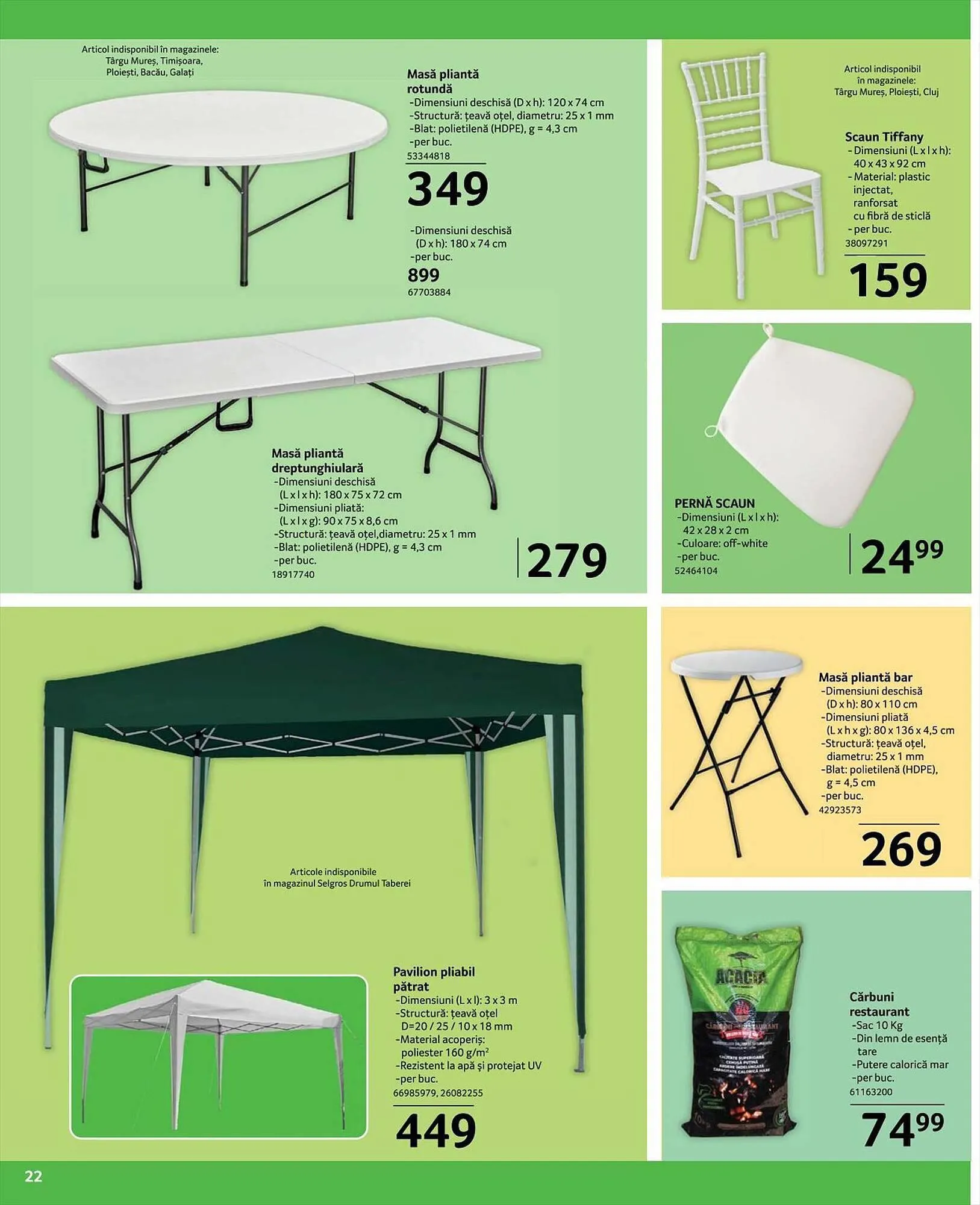 Catalog Selgros catalog de la 1 iunie până la 15 iulie 2023 - Revista Pagina 22