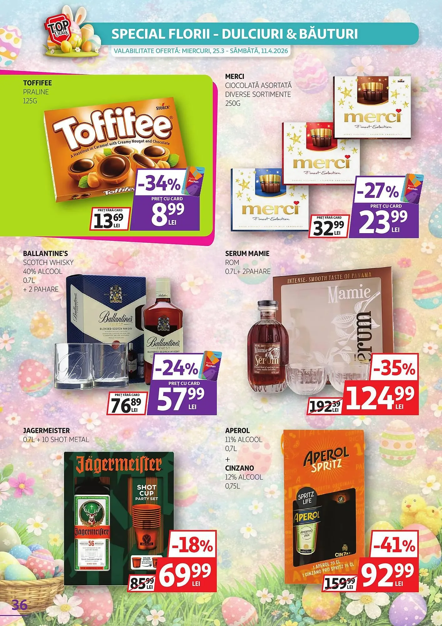 Catalog Catalog Auchan de la 25 martie până la 11 aprilie 2026 - Revista Pagina 36