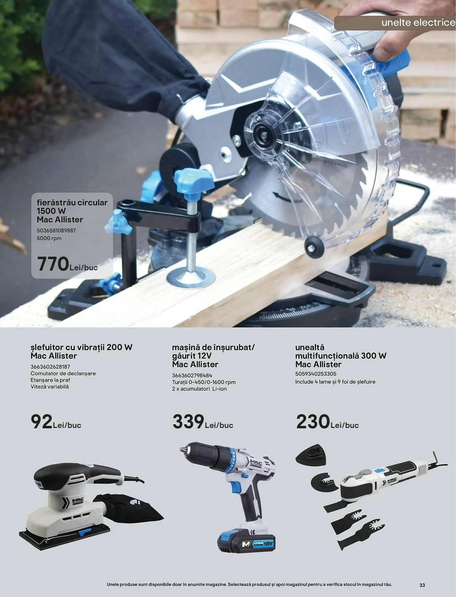 Catalog Catalog Brico Depôt de la 9 mai până la 22 aprilie 2025 - Revista Pagina 33