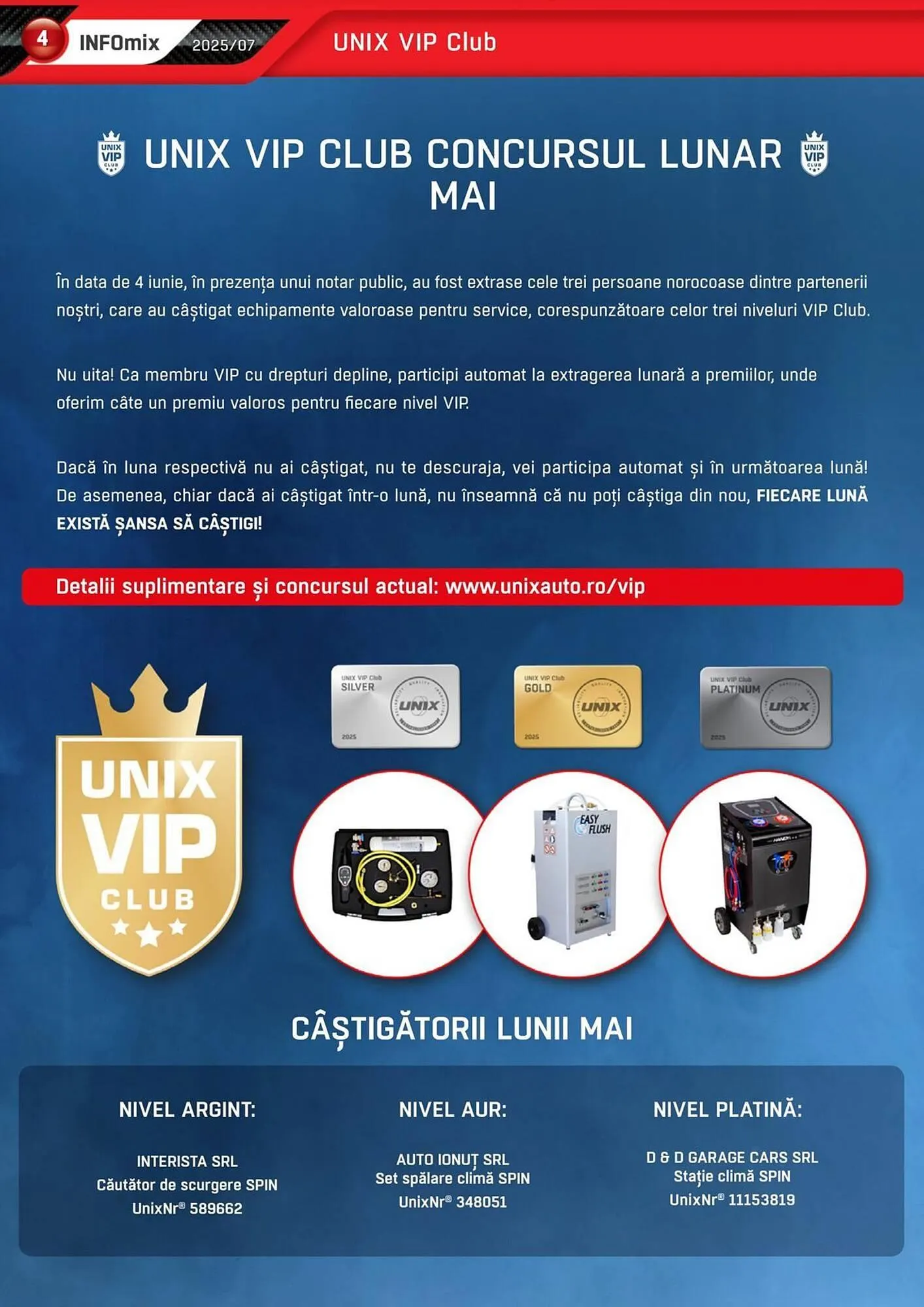 Catalog Catalog UNIX Auto de la 1 iulie până la 31 iulie 2025 - Revista Pagina 4