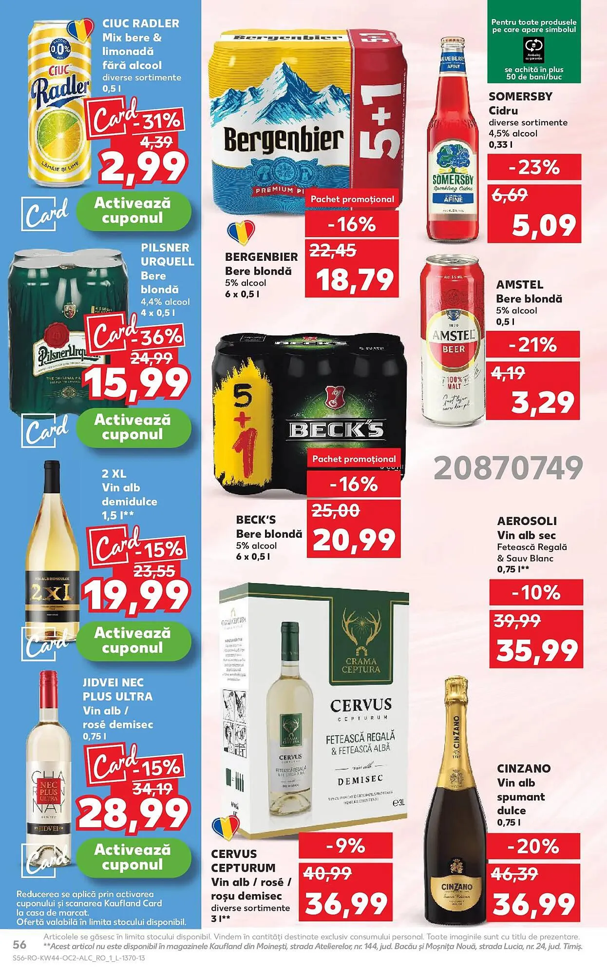 Catalog Catalog Kaufland de la 29 octombrie până la 4 noiembrie 2025 - Revista Pagina 56